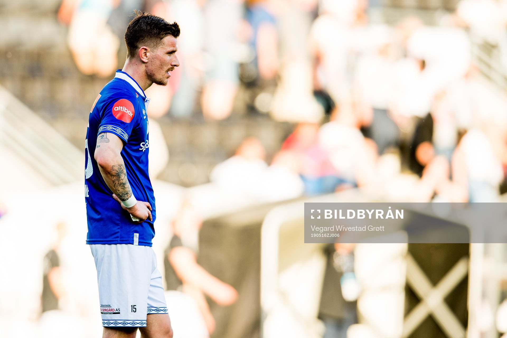 Erik Tønne of Ranheim looks dejected