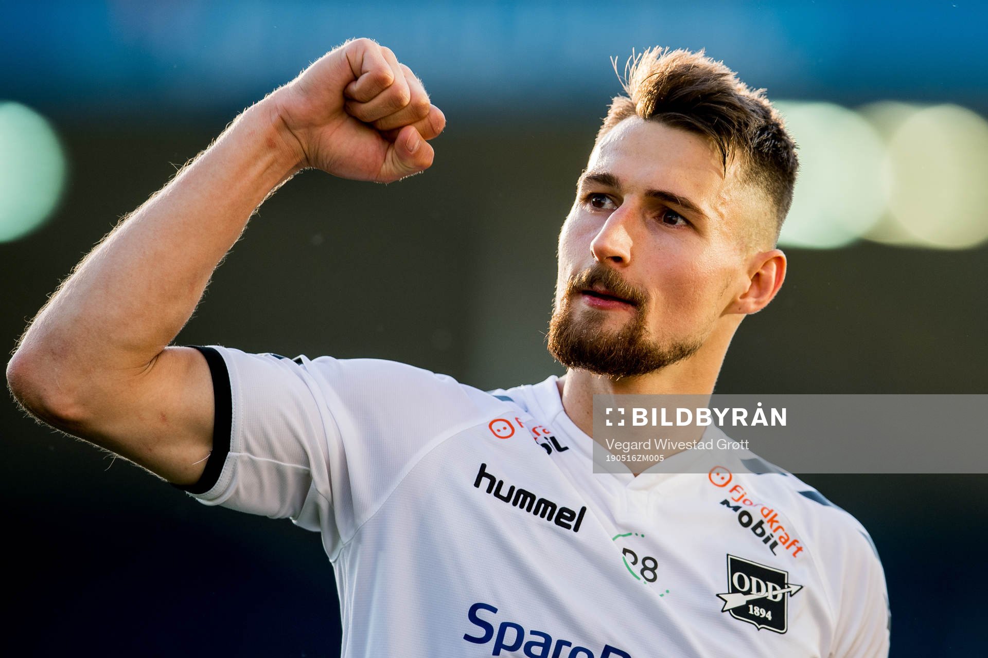 Elbasan Rashani of Odd celebrates