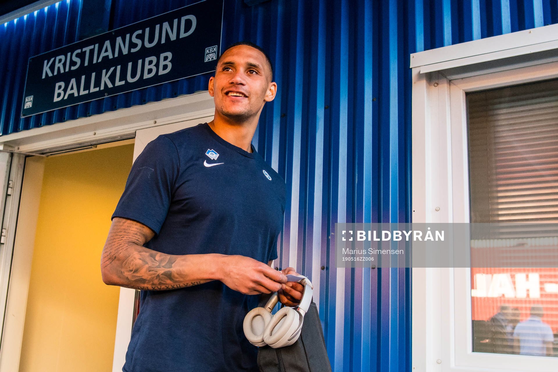 Lunan Ruben Gabrielsen of Molde after the Eliteserien match between Kristiansund and Molde on May 16, 2019 in Kristiansund.