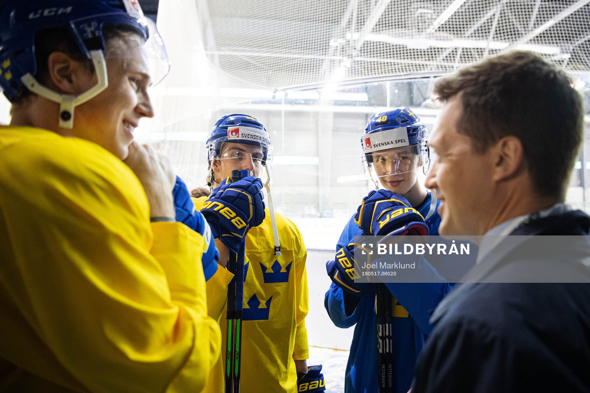 Dennis Rasmussen, Philip Holm and Elias Pettersson of