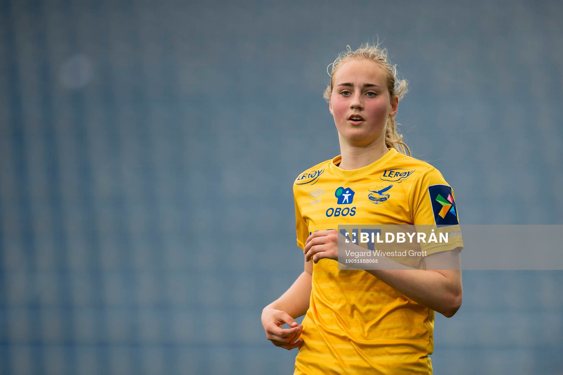 Emilie Bragstad of Trondheims-Ørn during the Toppserien football match between Fart and Trondheims-Ørn on May 18, 2019 in Oslo.