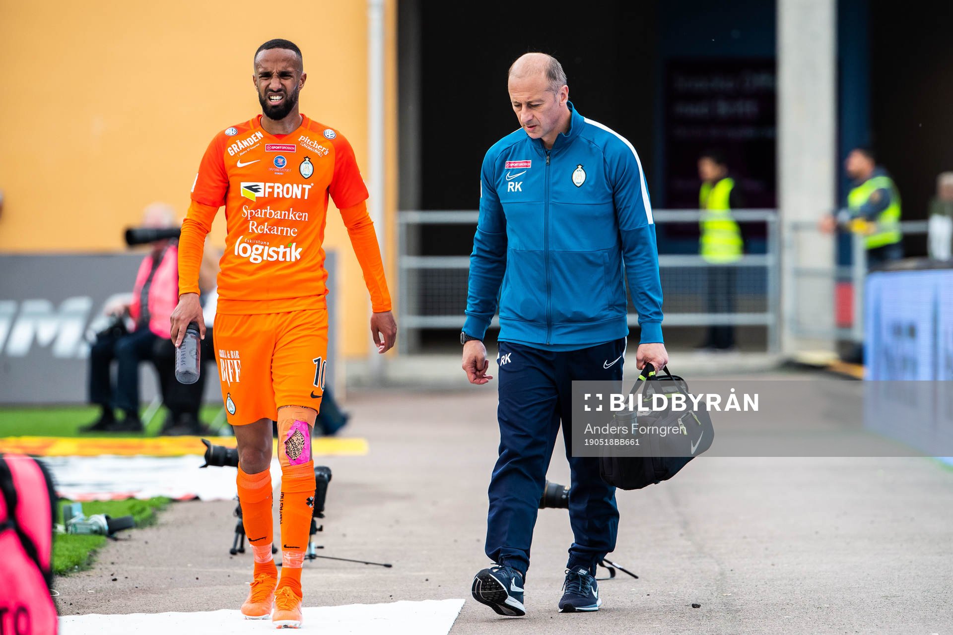 AFC Eskilstunas Ferid Ali har ont