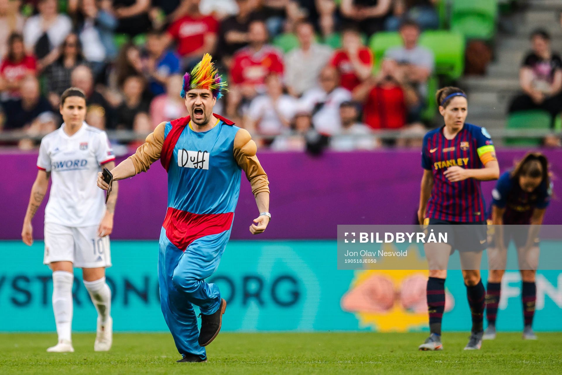 A pitch invader