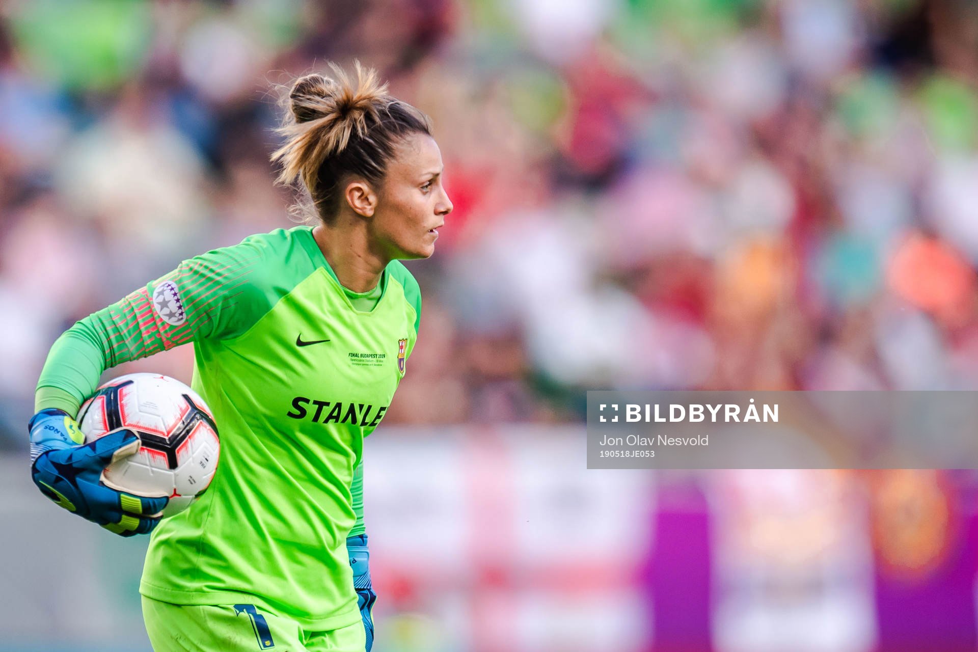 Goalkeeper Sandra Paños of Barcelona