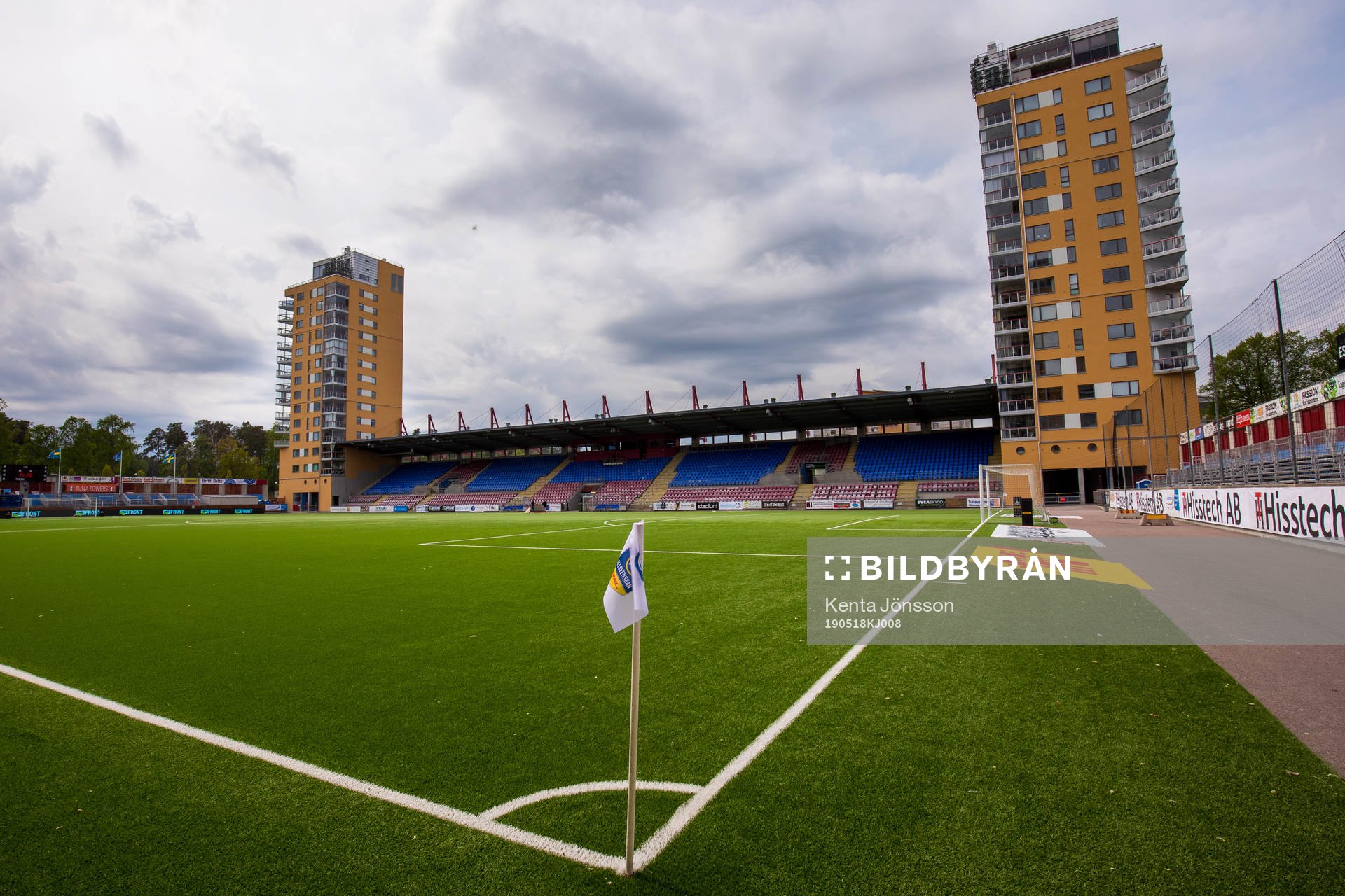 Generell vy över Tunavallen