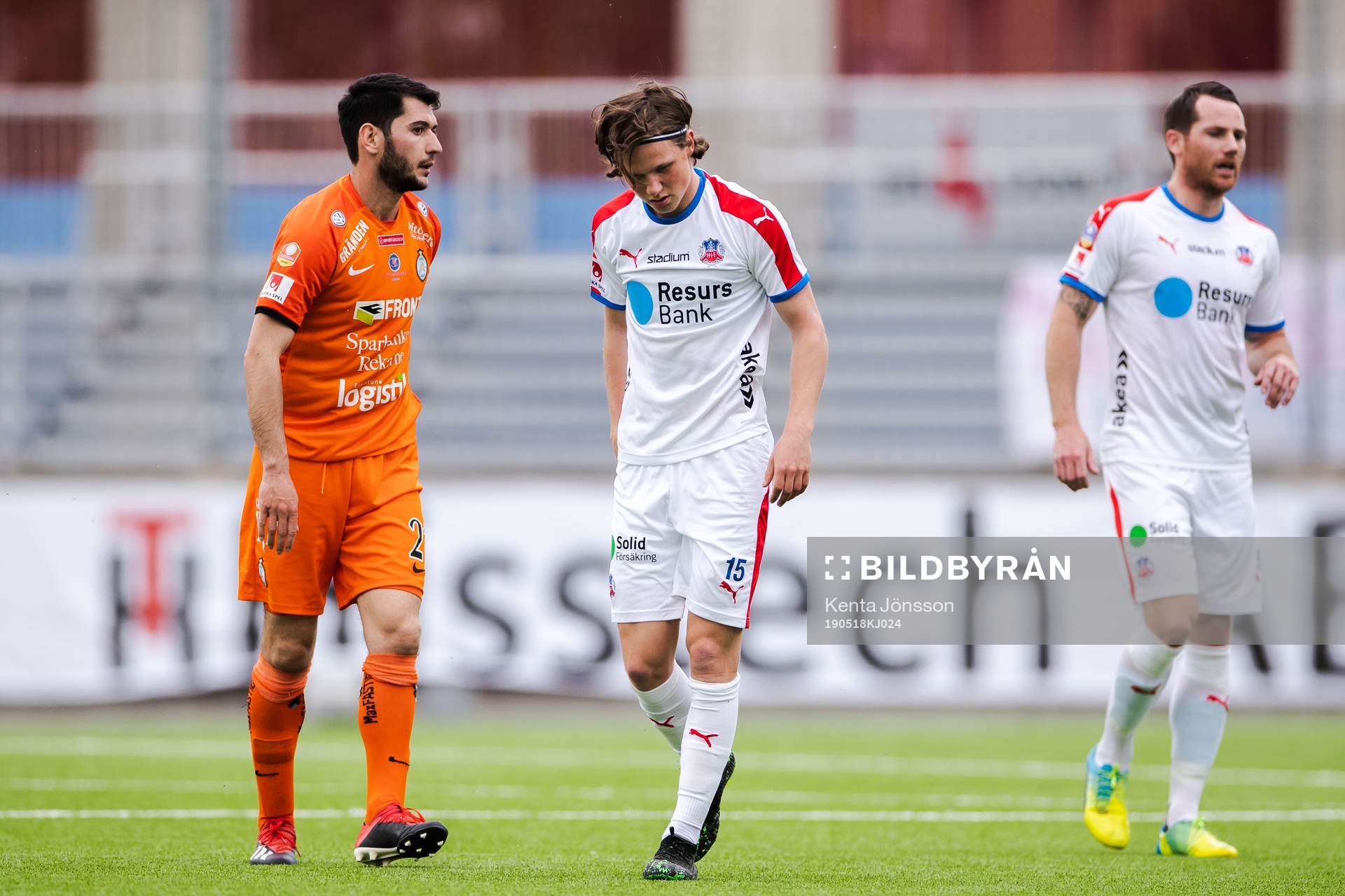 Helsingborgs Max Svensson och AFC Eskilstunas Anel Rashkaj