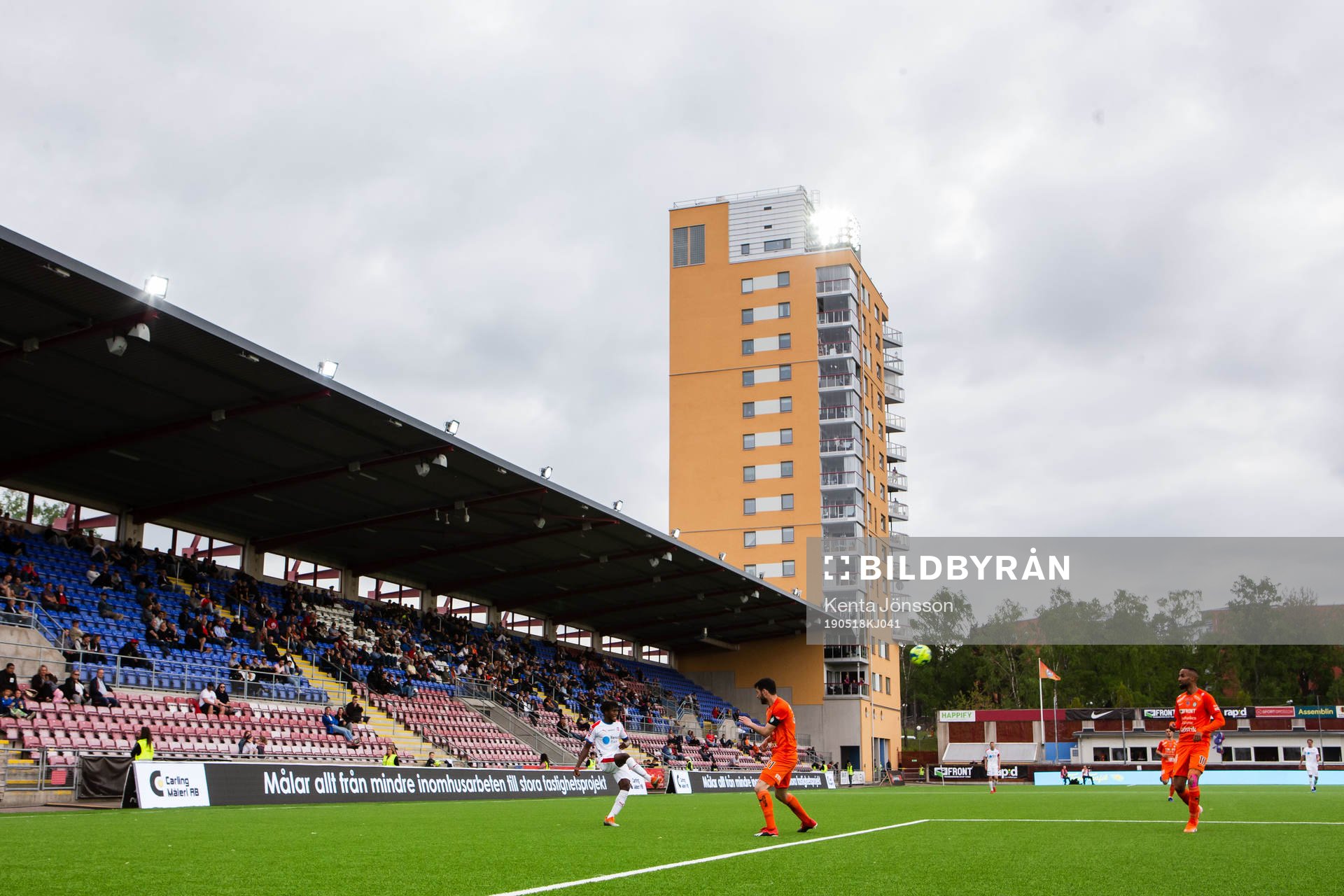 Generell vy över Tunavallen