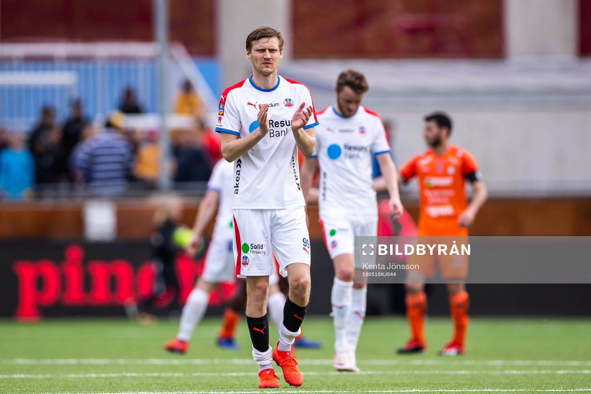 Helsingborgs Andri Bjarnason deppar
