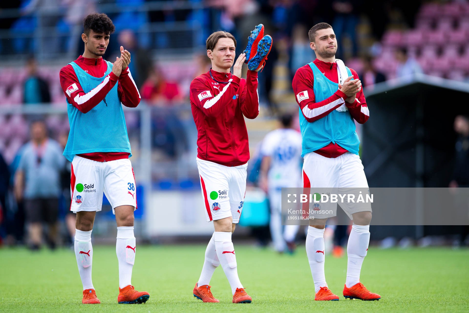 Helsingborgs Adham El Youssef , Filip Sjöberg och Mattias
