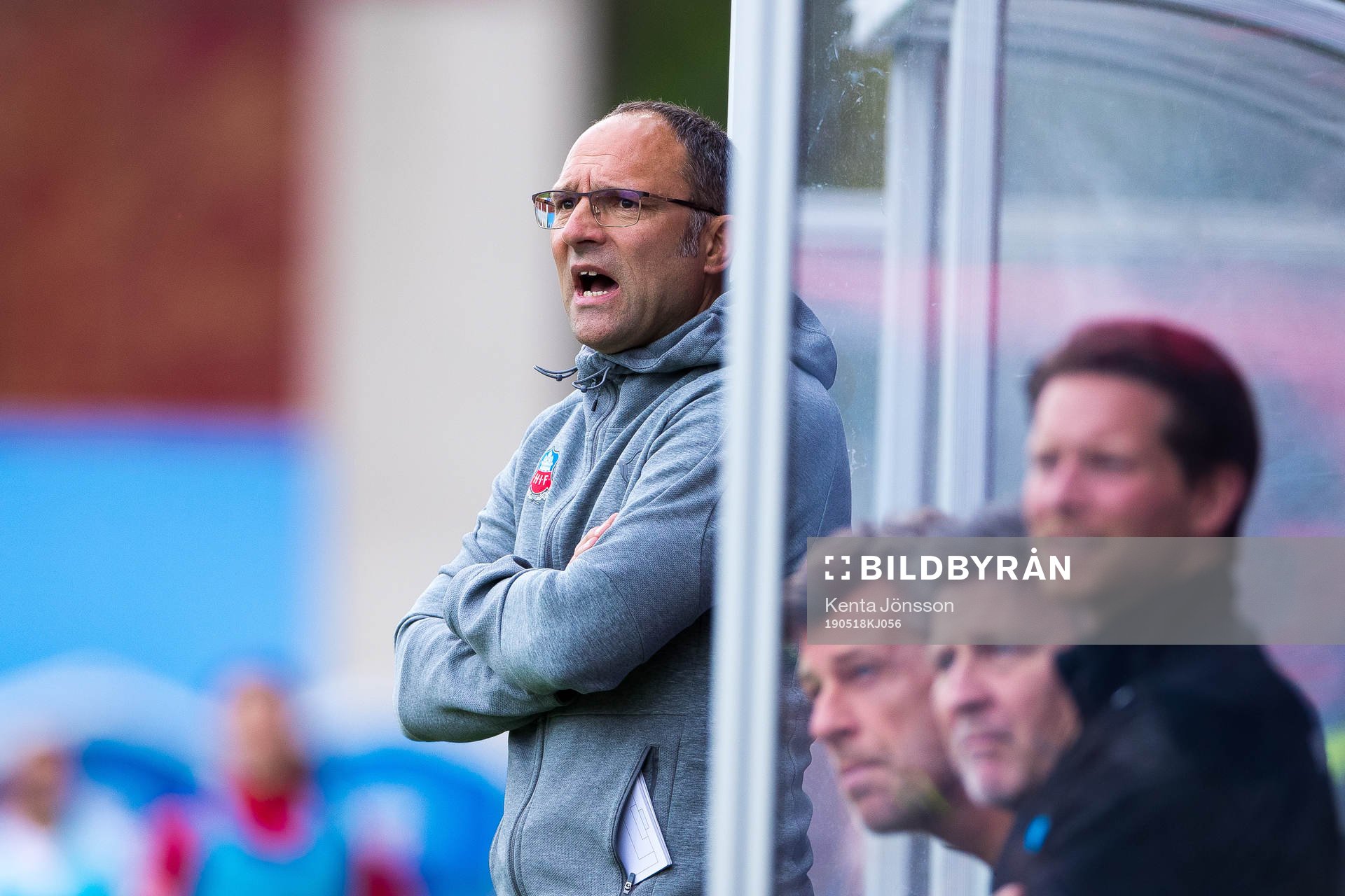 Helsingborgs tränare Per-Ola Ljung reagerar