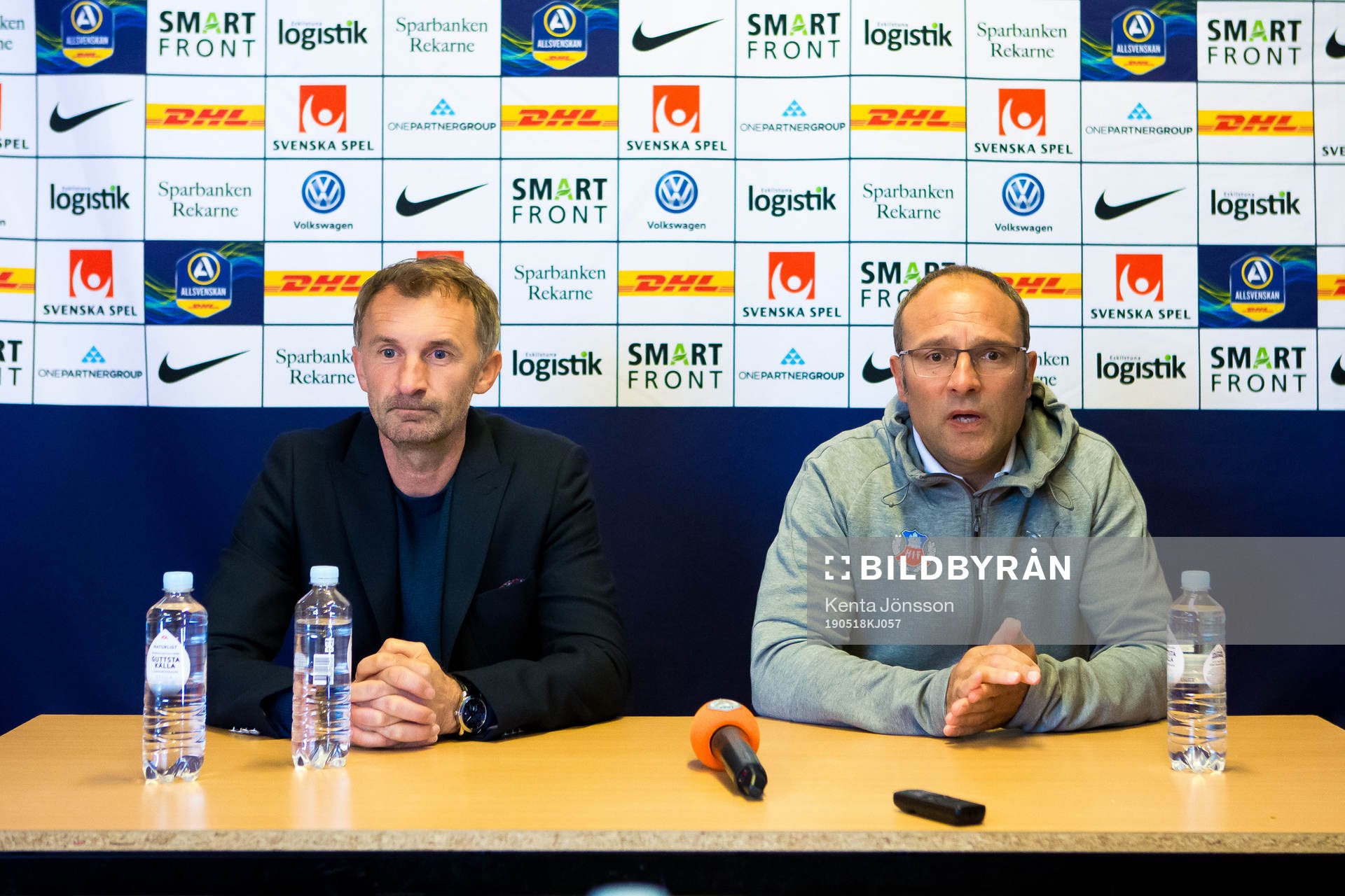 AFC Eskilstunas tränare Nemanja Miljanvoic och