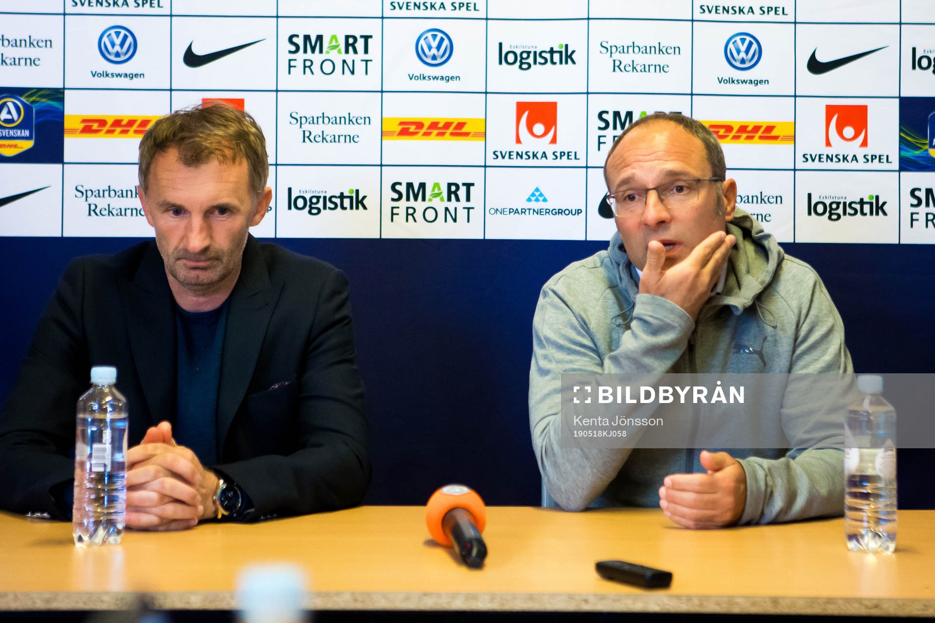 AFC Eskilstunas tränare Nemanja Miljanvoic och