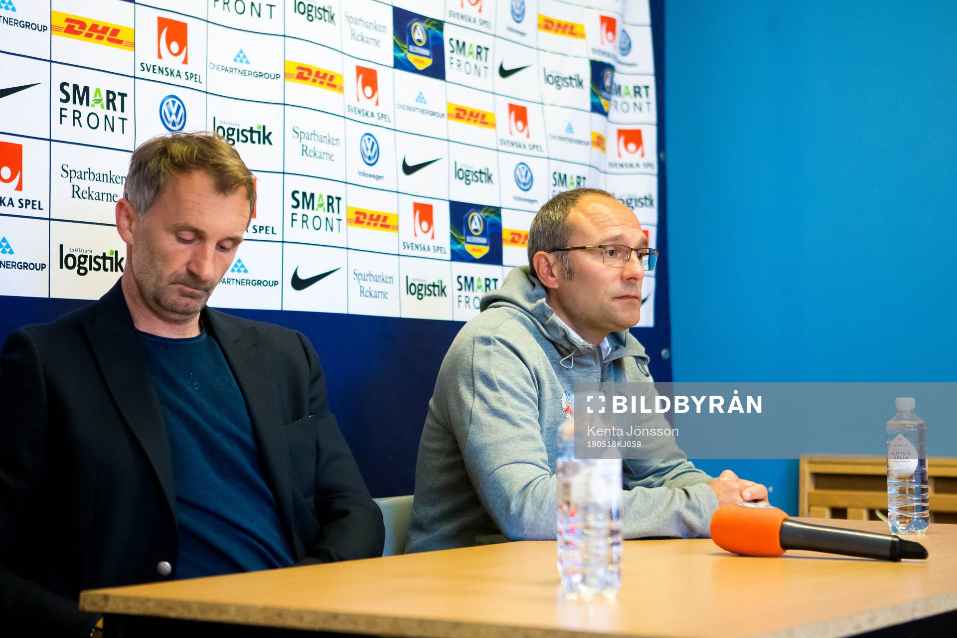 AFC Eskilstunas tränare Nemanja Miljanvoic och