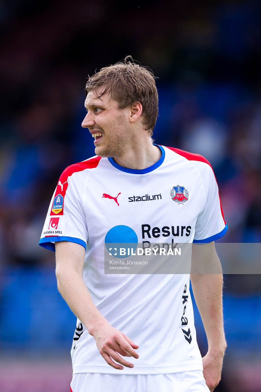 Helsingborgs Andri Bjarnason deppar