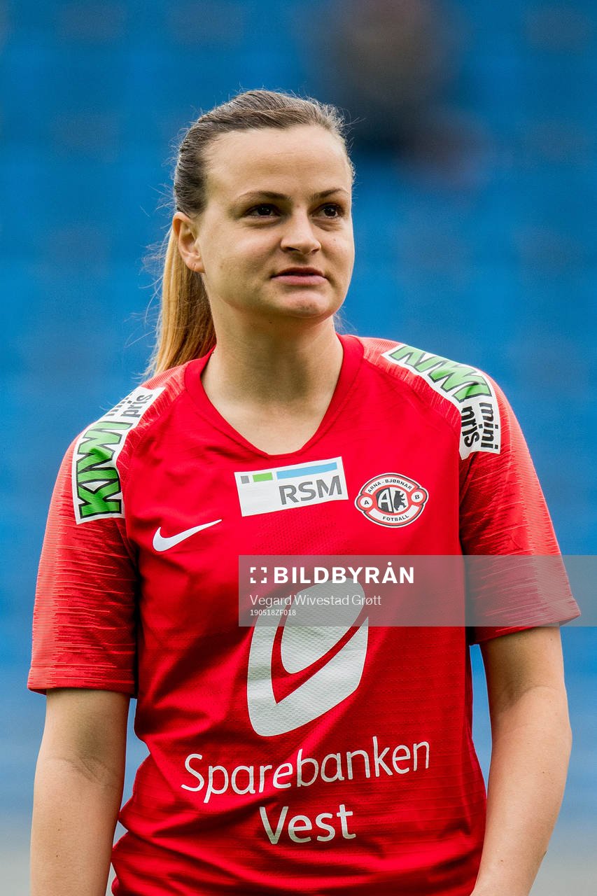 Milica Mijatovic of Arna-Bjørnar the Toppserien football