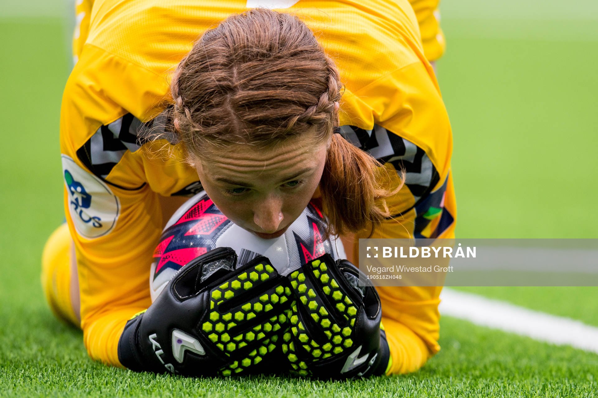 Goalkeeper Karen Olive Sneve of Lyn