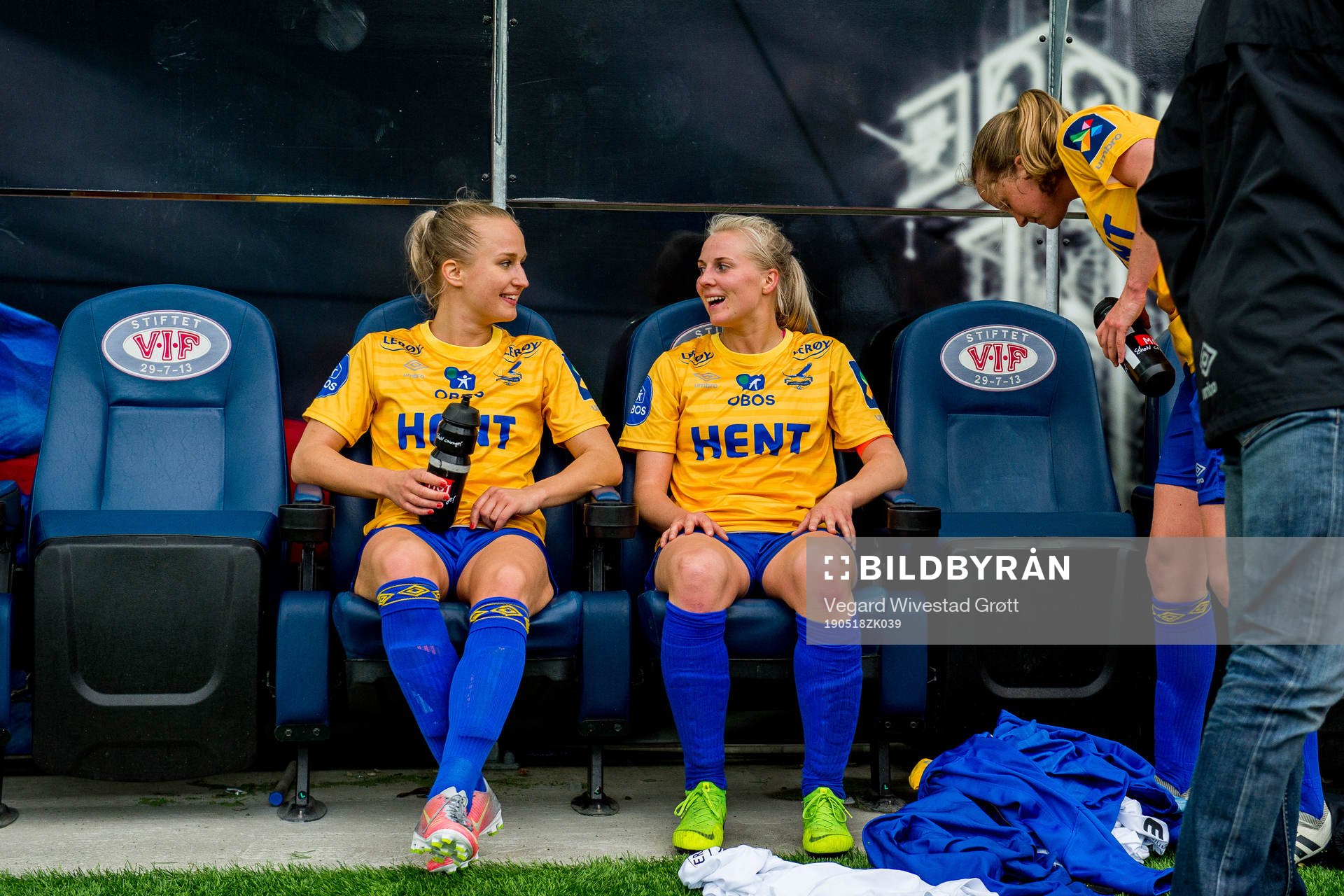 Maria Olsvik and Mali Næss of Trondheims-Ørn
