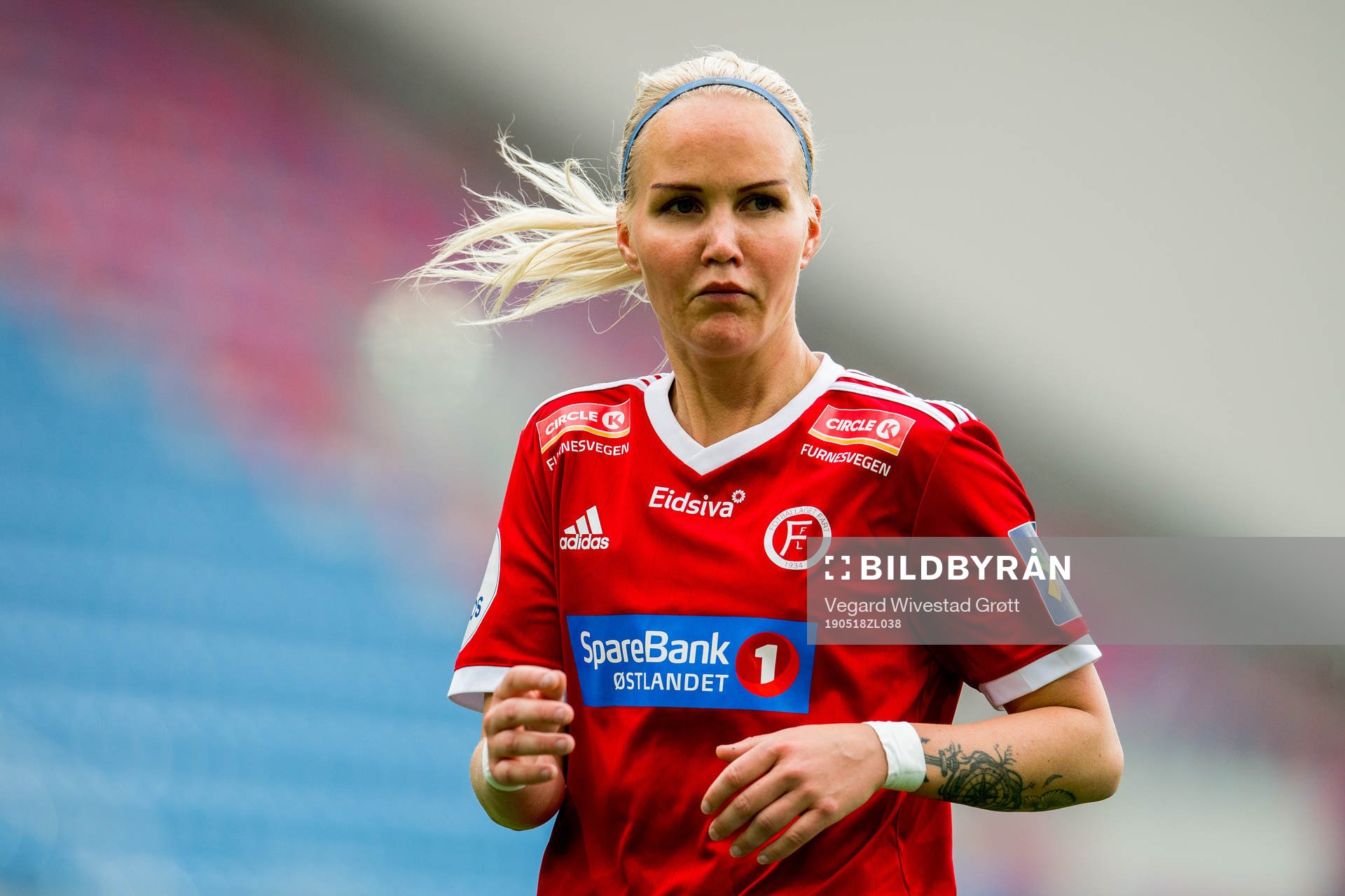 Sanna Marja Porali of Fart during the Toppserien football match between Fart and Trondheims-Ørn on May 18, 2019 in Oslo.