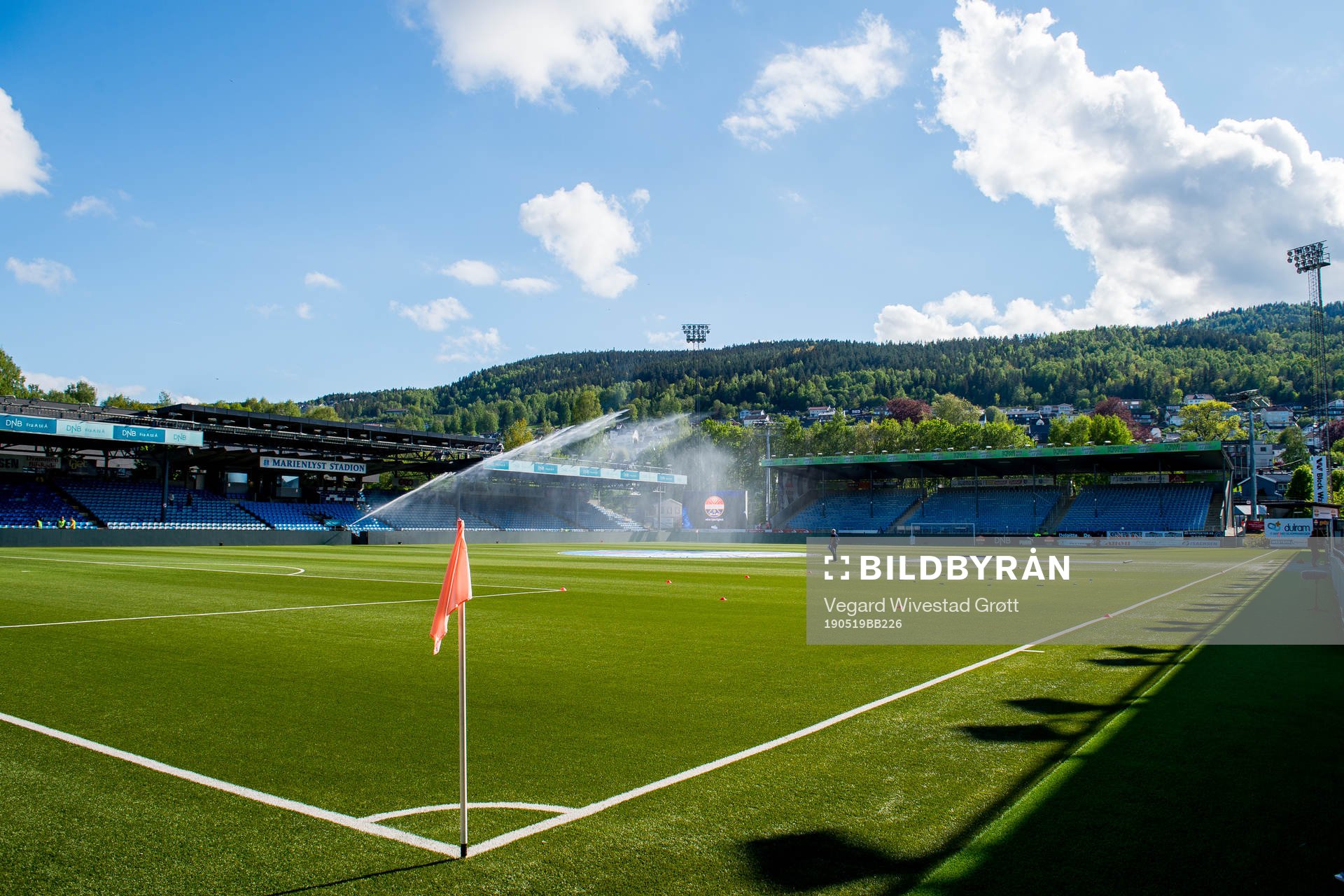 General view of Marienlyst stadion