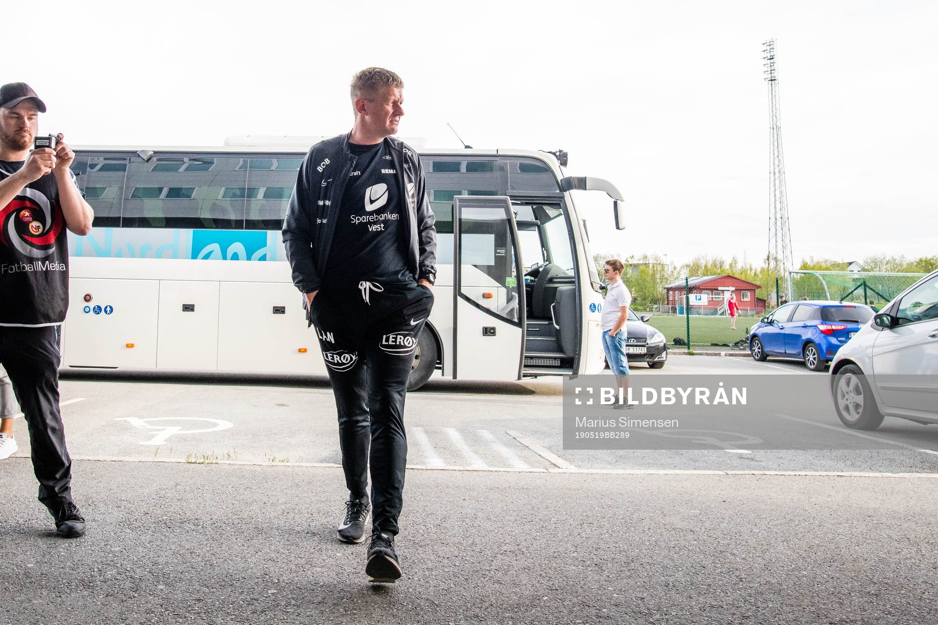 Lars Arne Nilsen, head coach of Brann,  arrives