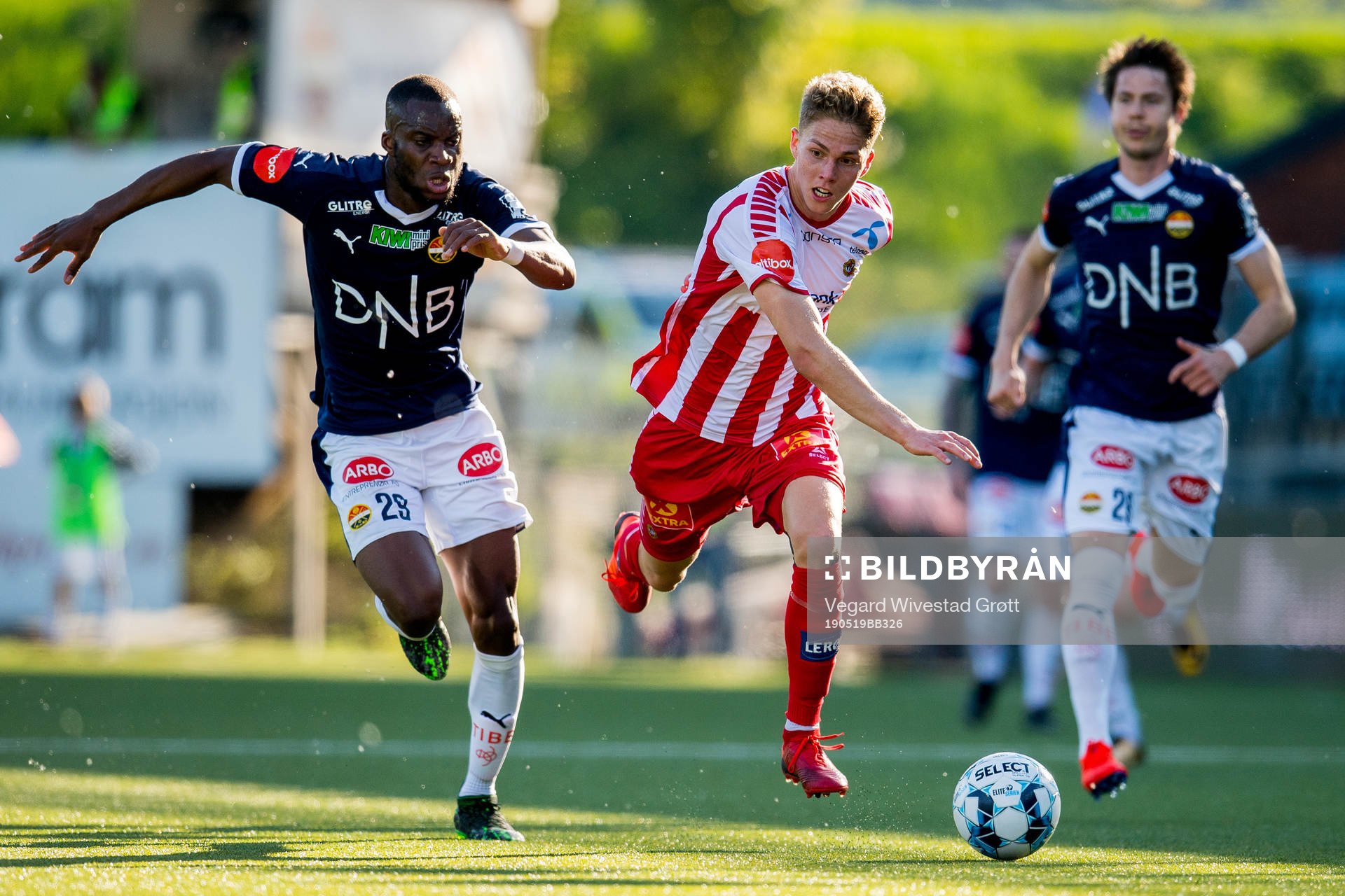 Yacouba Sylla of Strømsgodset and Onni Valakari of Tromsø