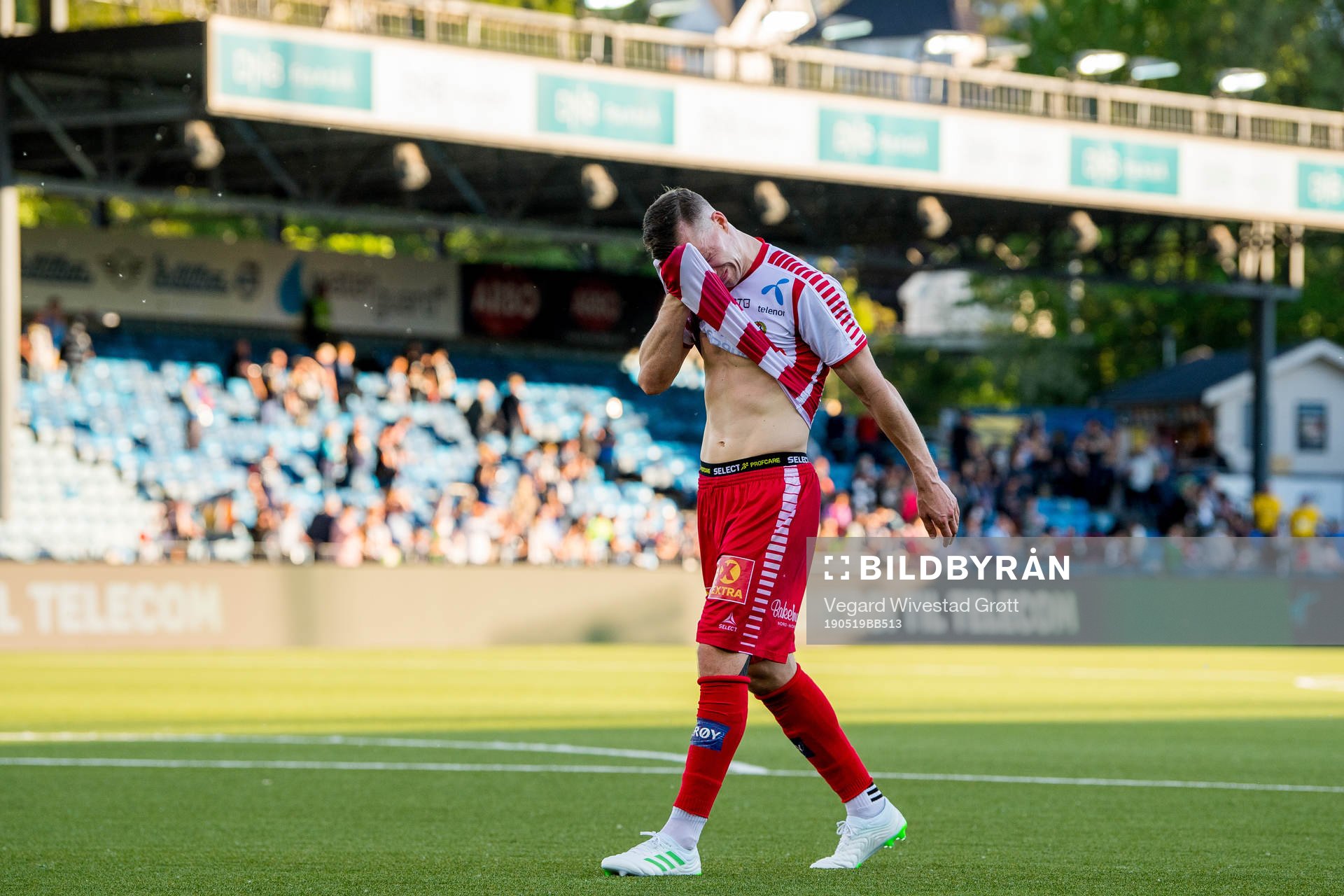 Juha Markus Pirinen of Tromsø looks dejected