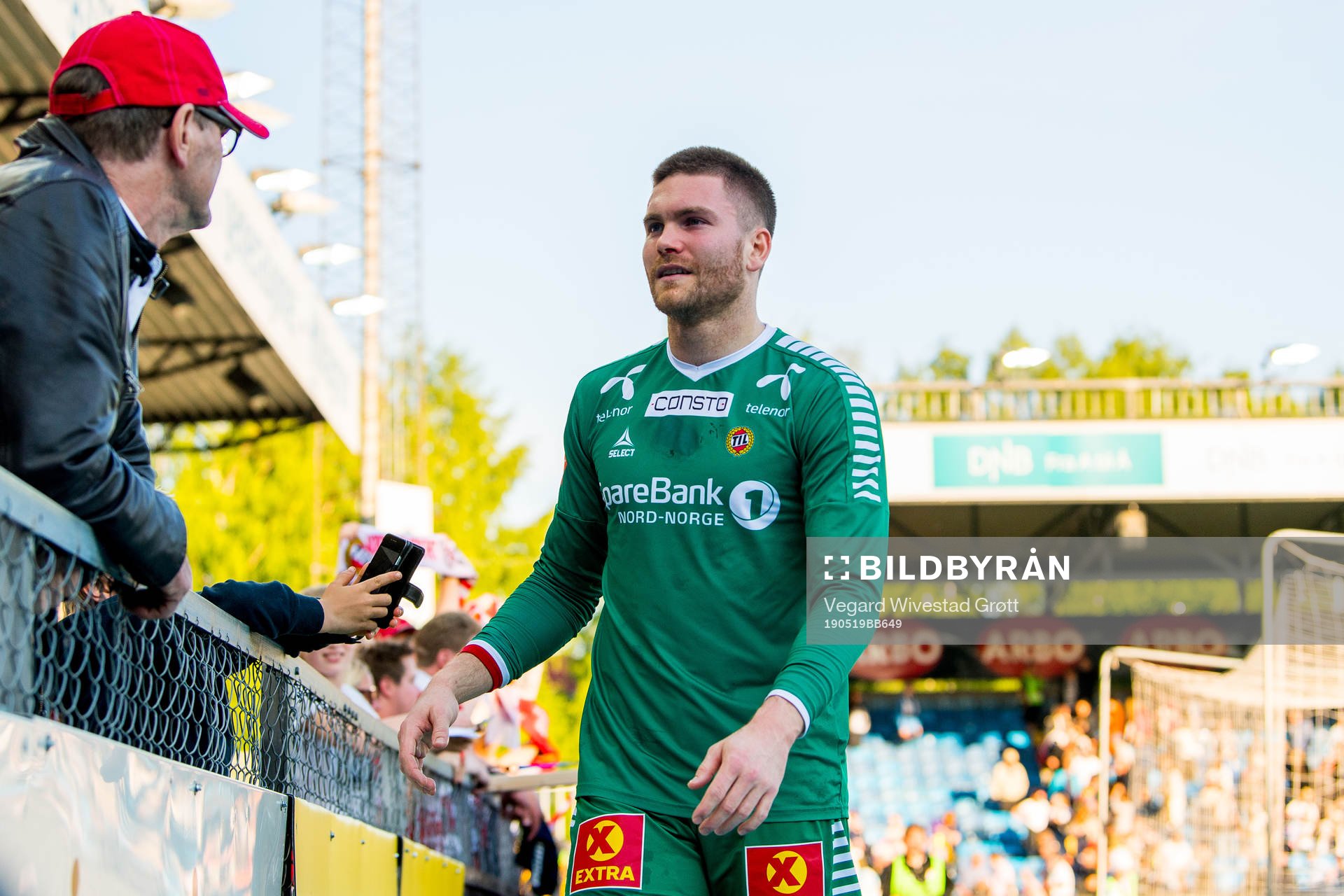 Goalkeeper Gudmund Kongshavn of Tromsø