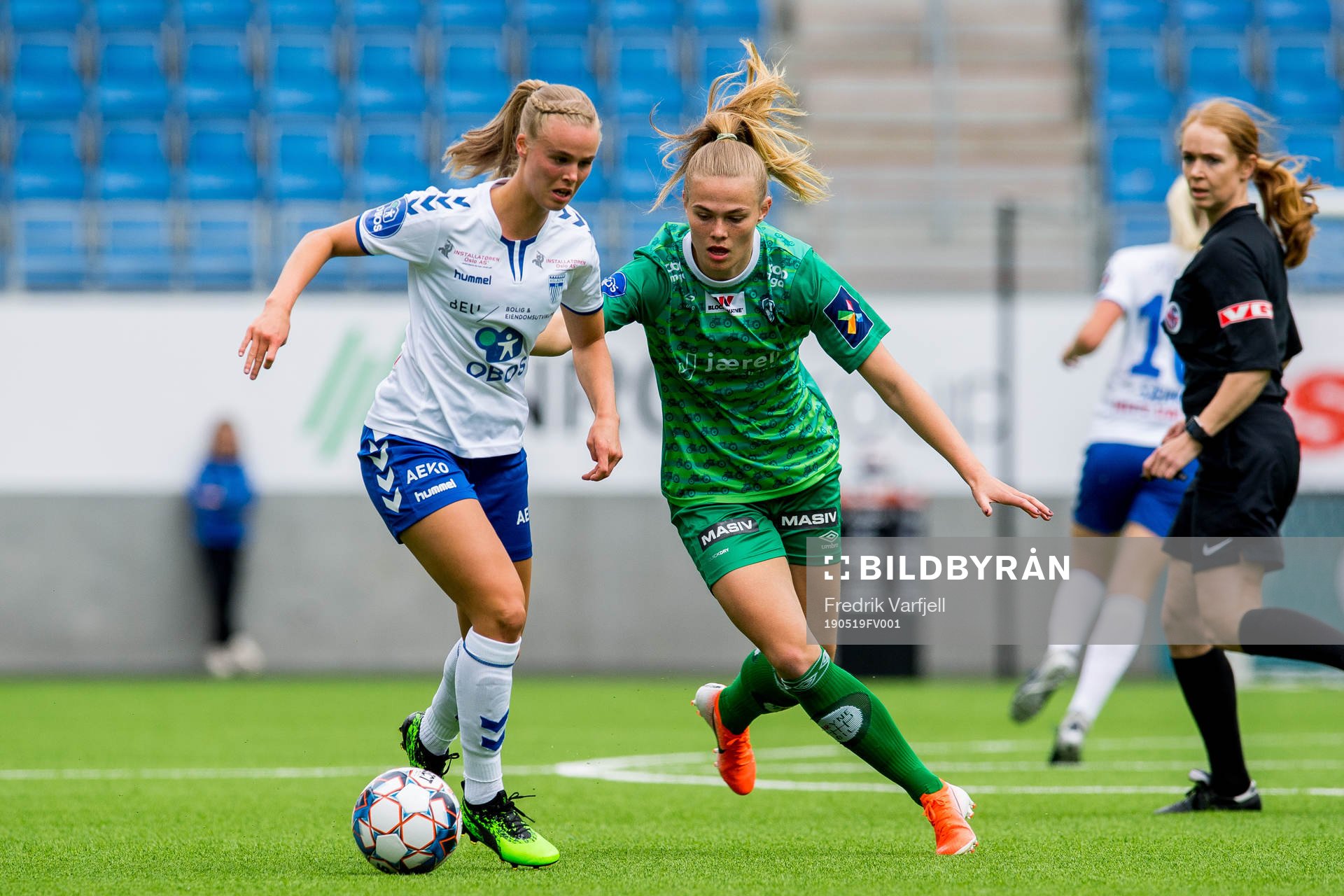 Nora Lie of Kolbotn and Marthine Østenstad of Klepp
