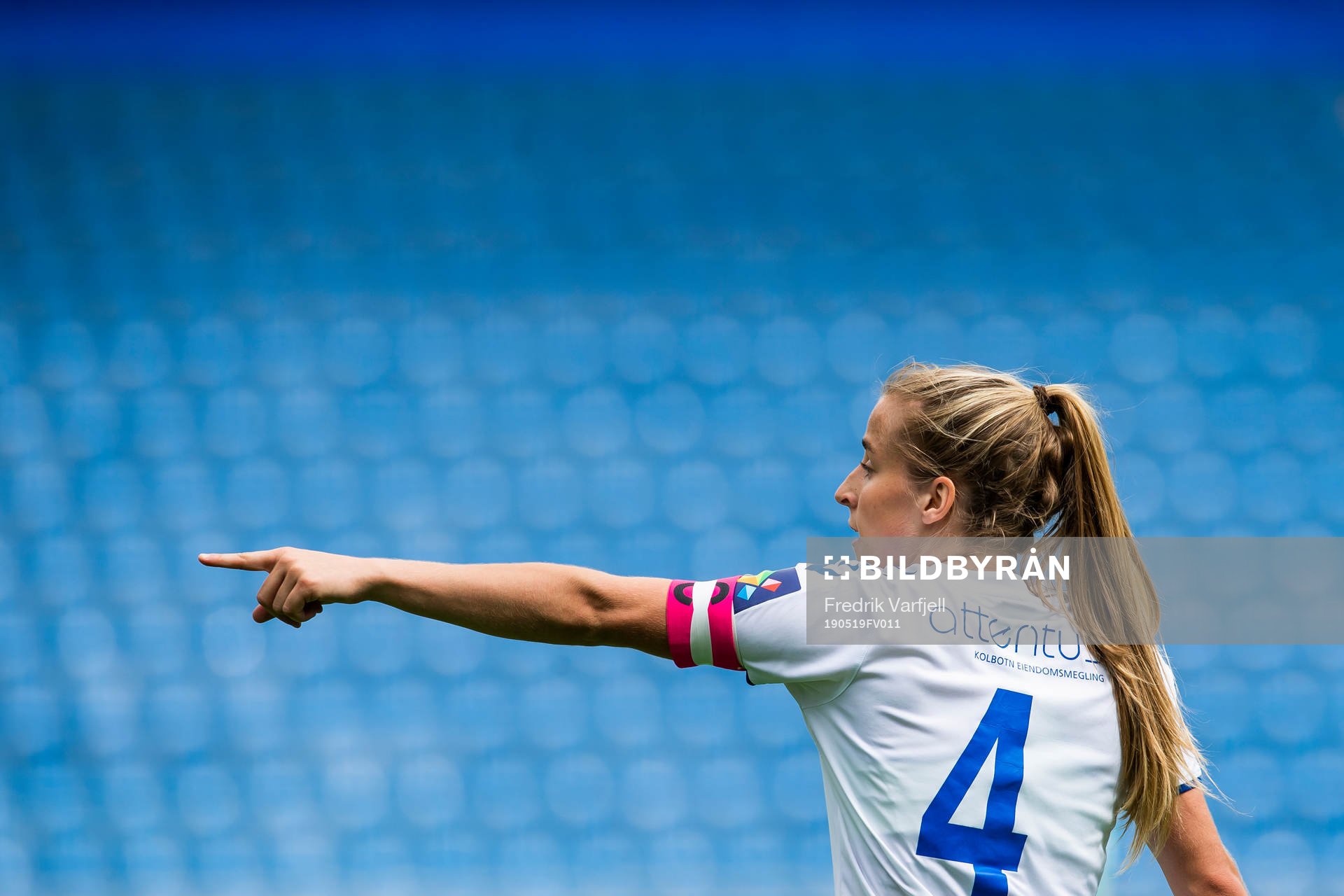 Sigrid Hansen of Kolbotn during the Toppserien football match between Kolbotn and Klepp on May 19, 2019 in Oslo. 