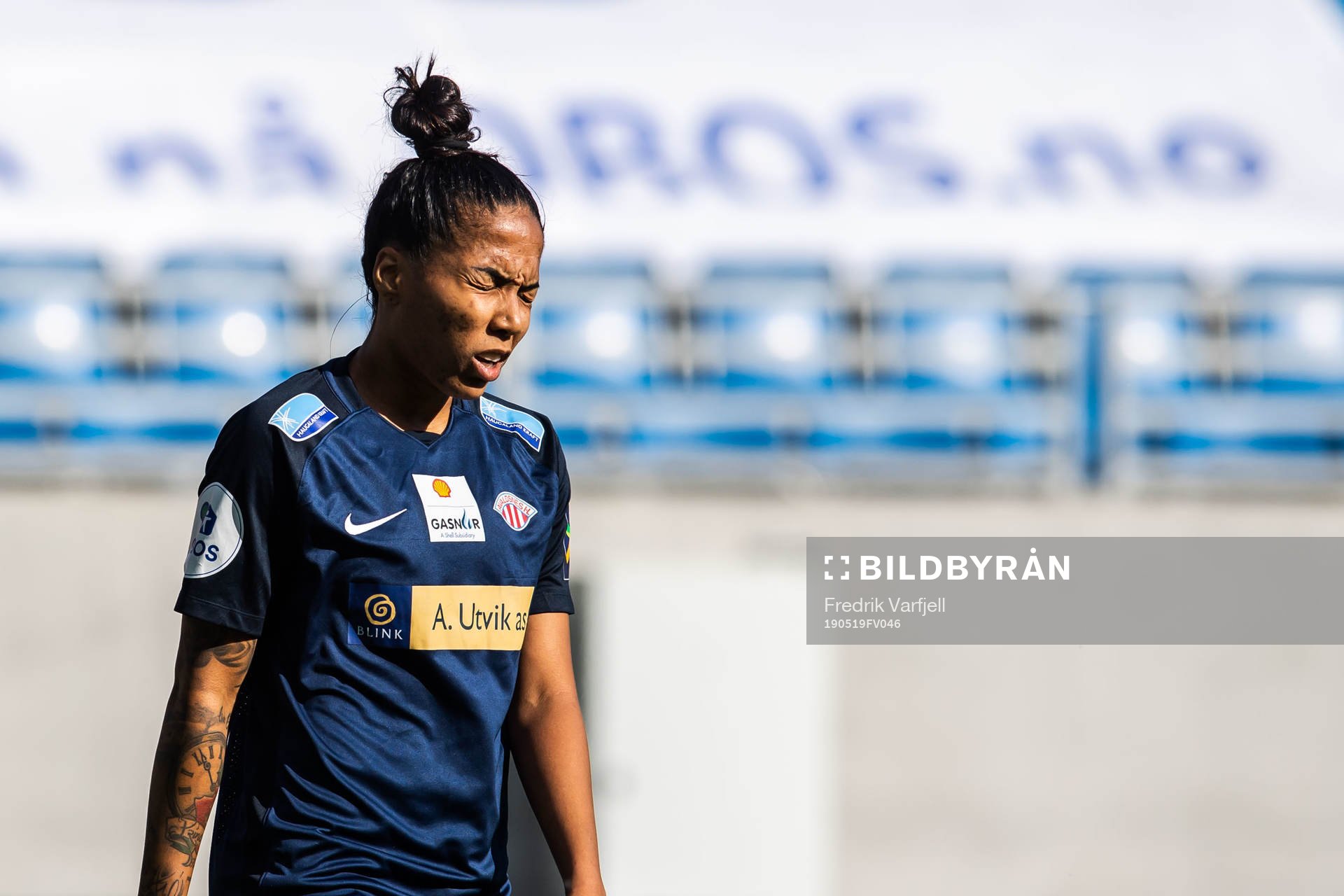 Giovanna de Oliveira of Avaldsnes looks dejected