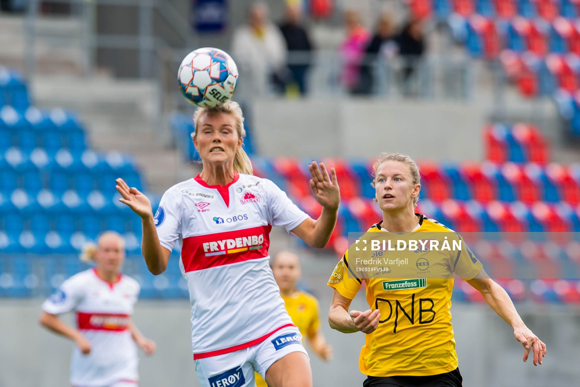 Ingrid Stenevik of Sandviken and Synne Skinnes Hansen of