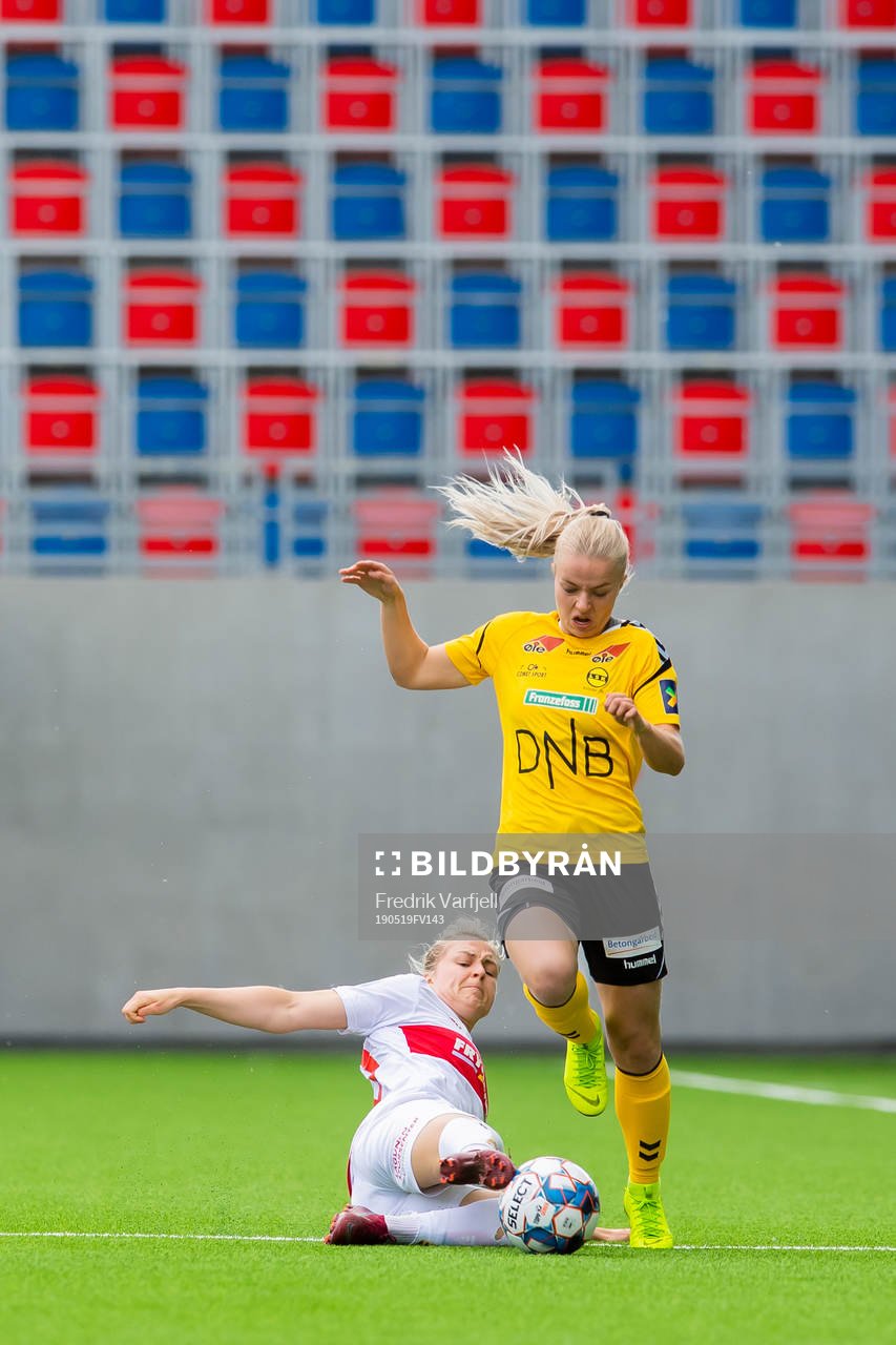 Ingrid Marie Spord of Sandviken and Emilie Woldvik of LSK