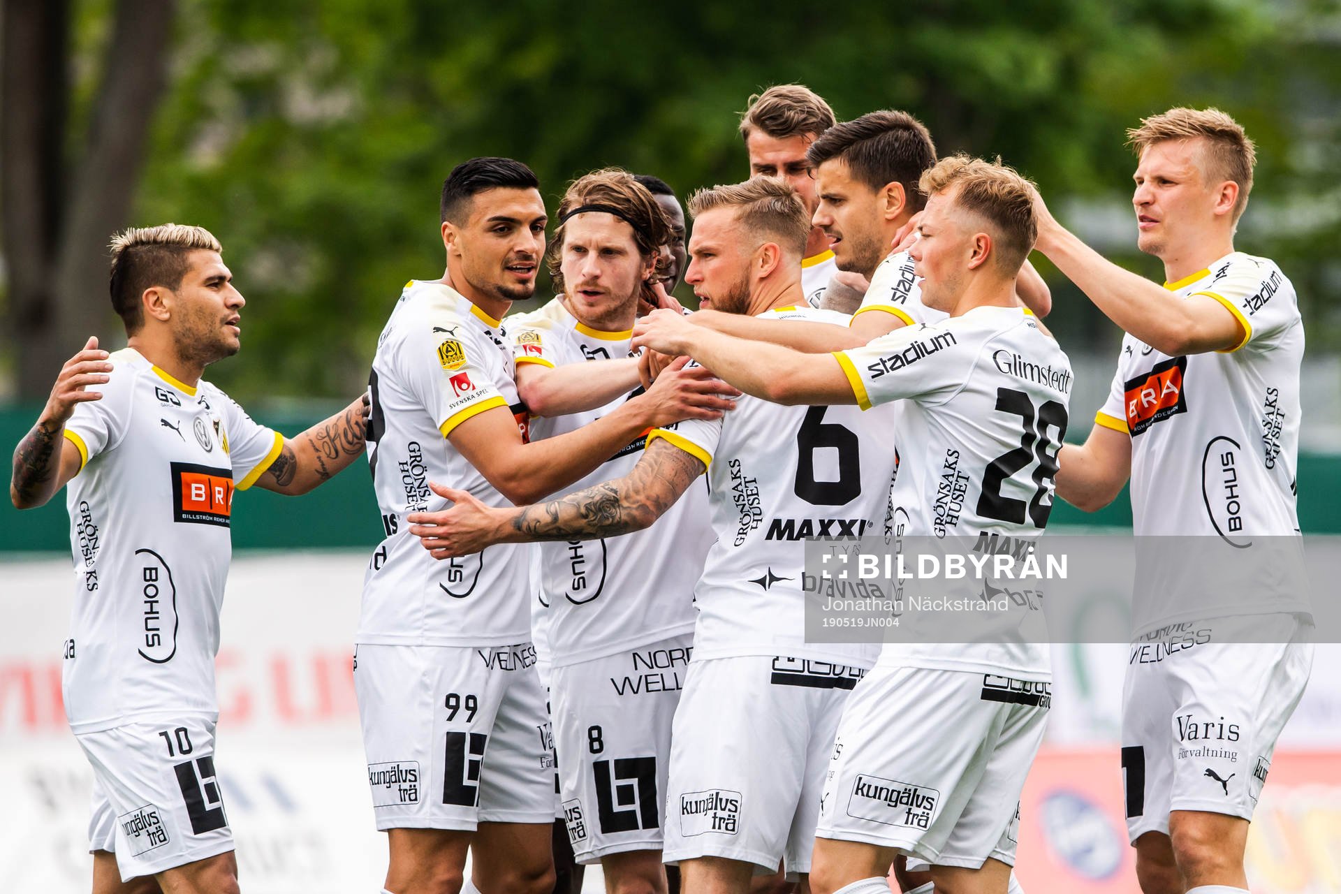 Häckens Paulinho, Ahmed Yasin, Erik Friberg, Alexander