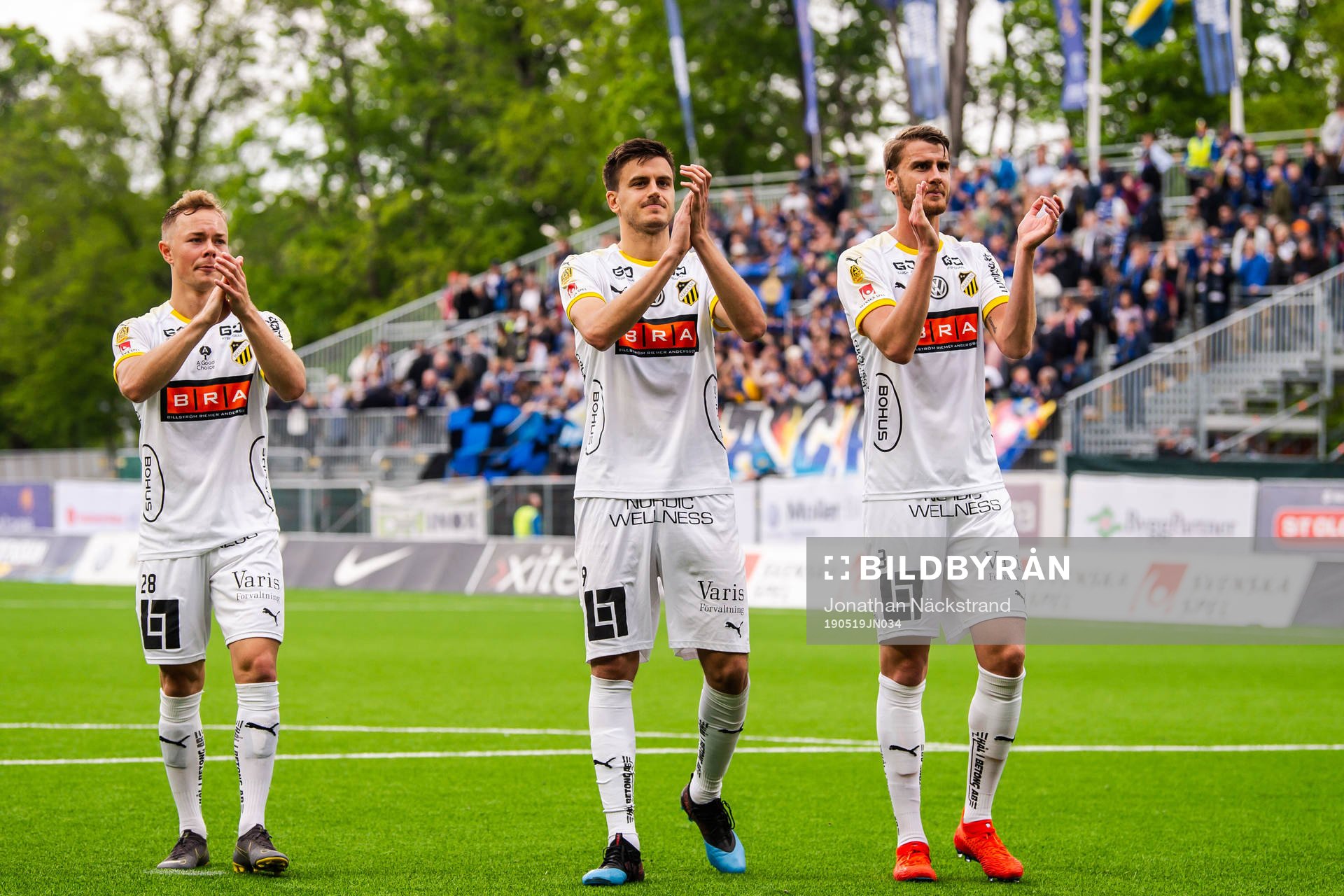 Häckens Adam Andersson, Alexander Jeremejeff och Johan