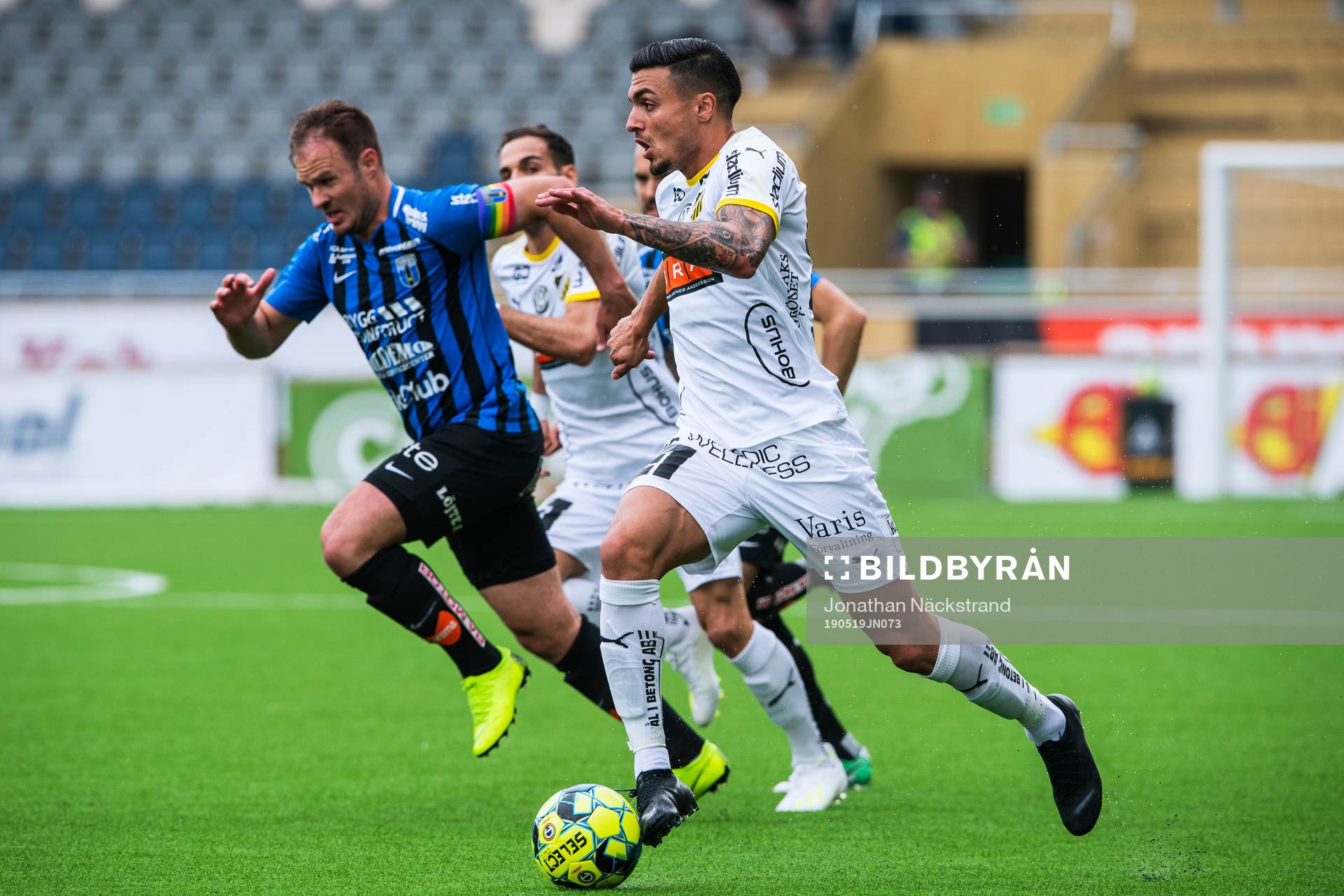 under fotbollsmatchen i Allsvenskan mellan Sirius och