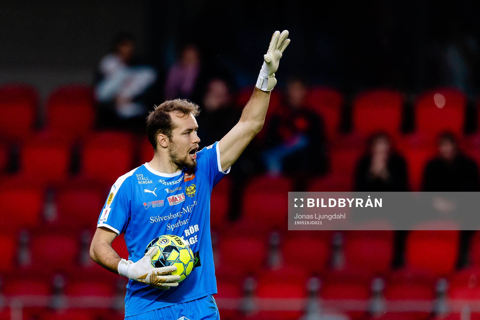 Mjällbys målvakt Carl-Johan Eriksson