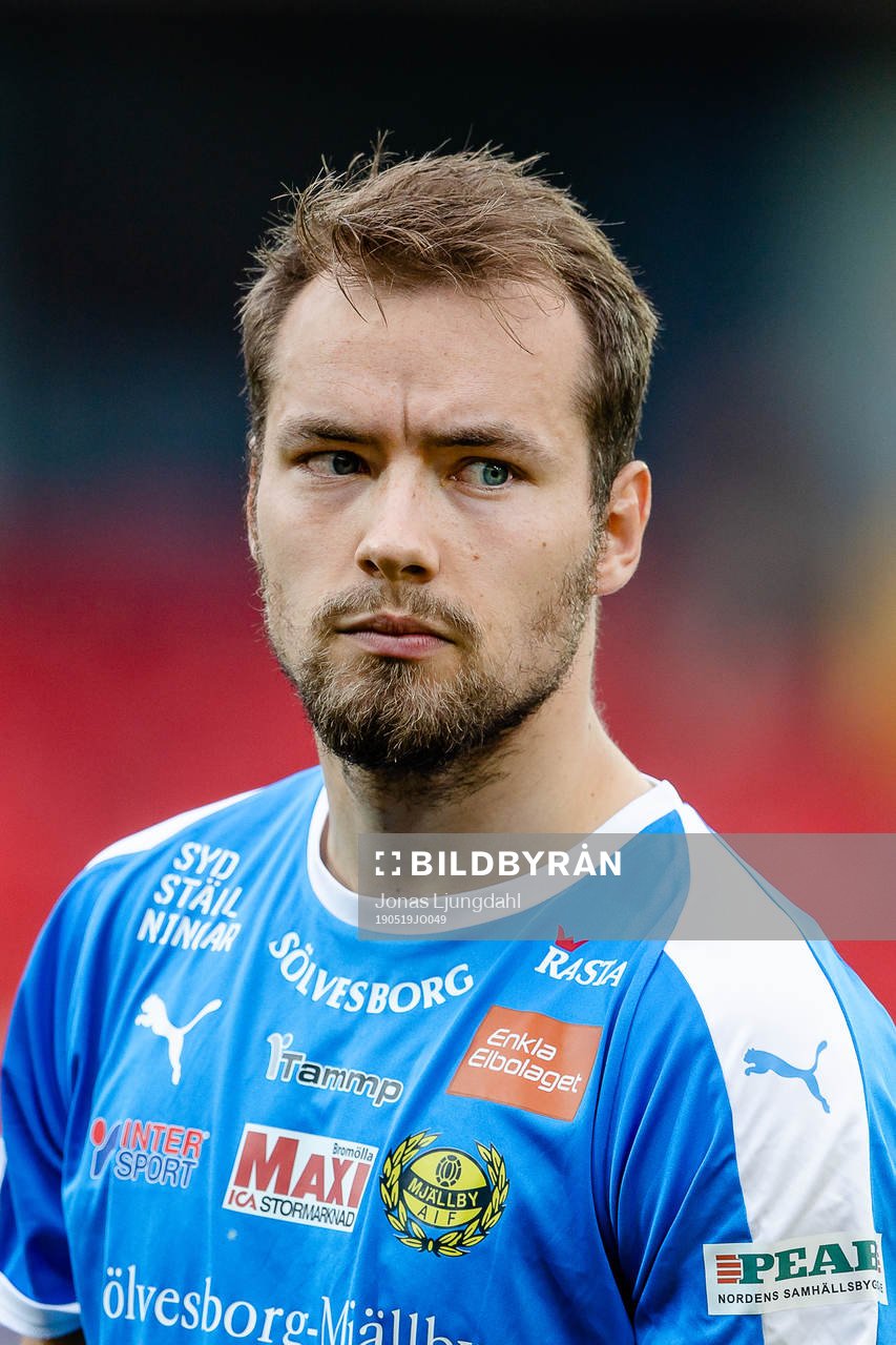 Mjällbys målvakt Carl-Johan Eriksson