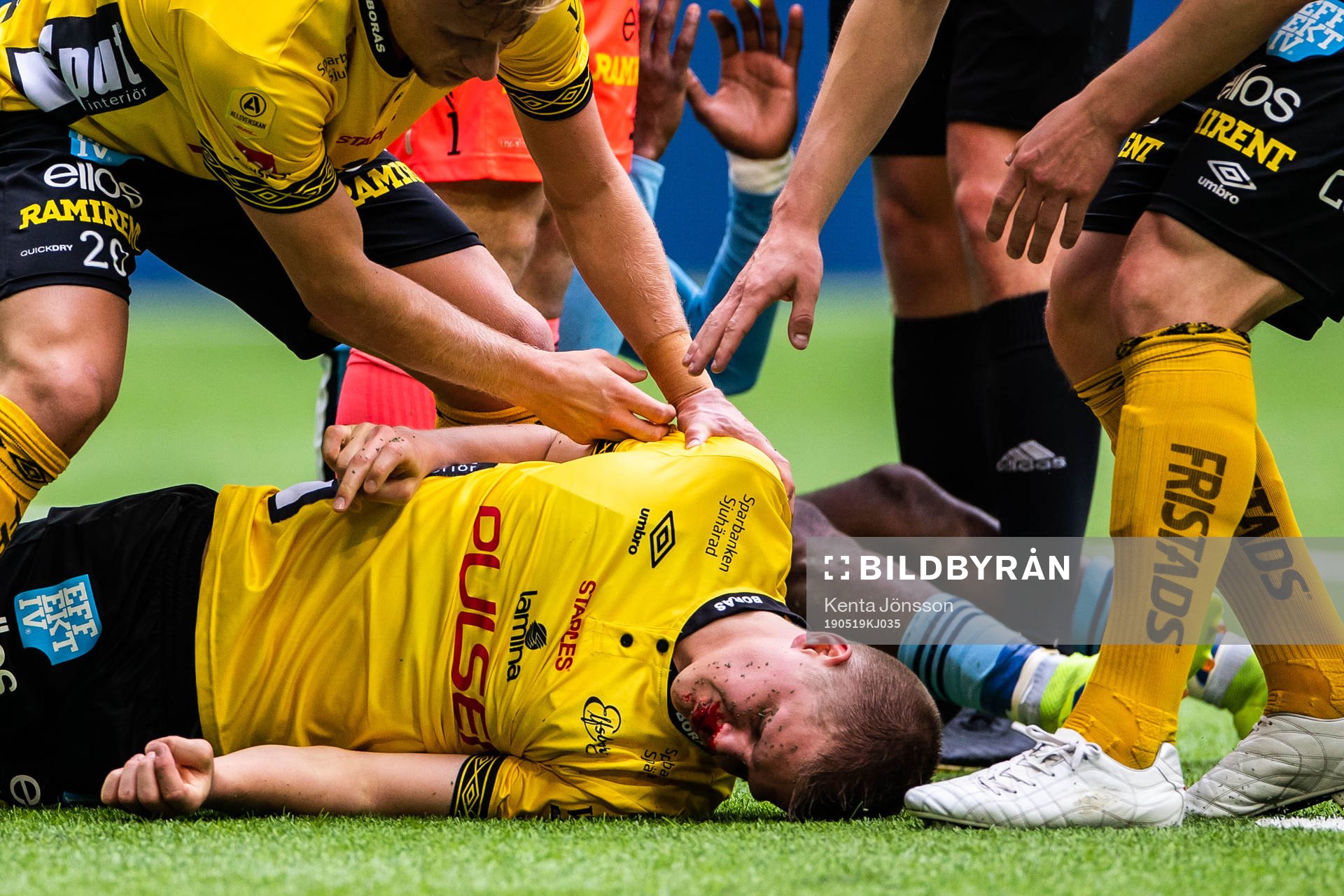 Elfsborgs Joakim Nilsson ligger ner