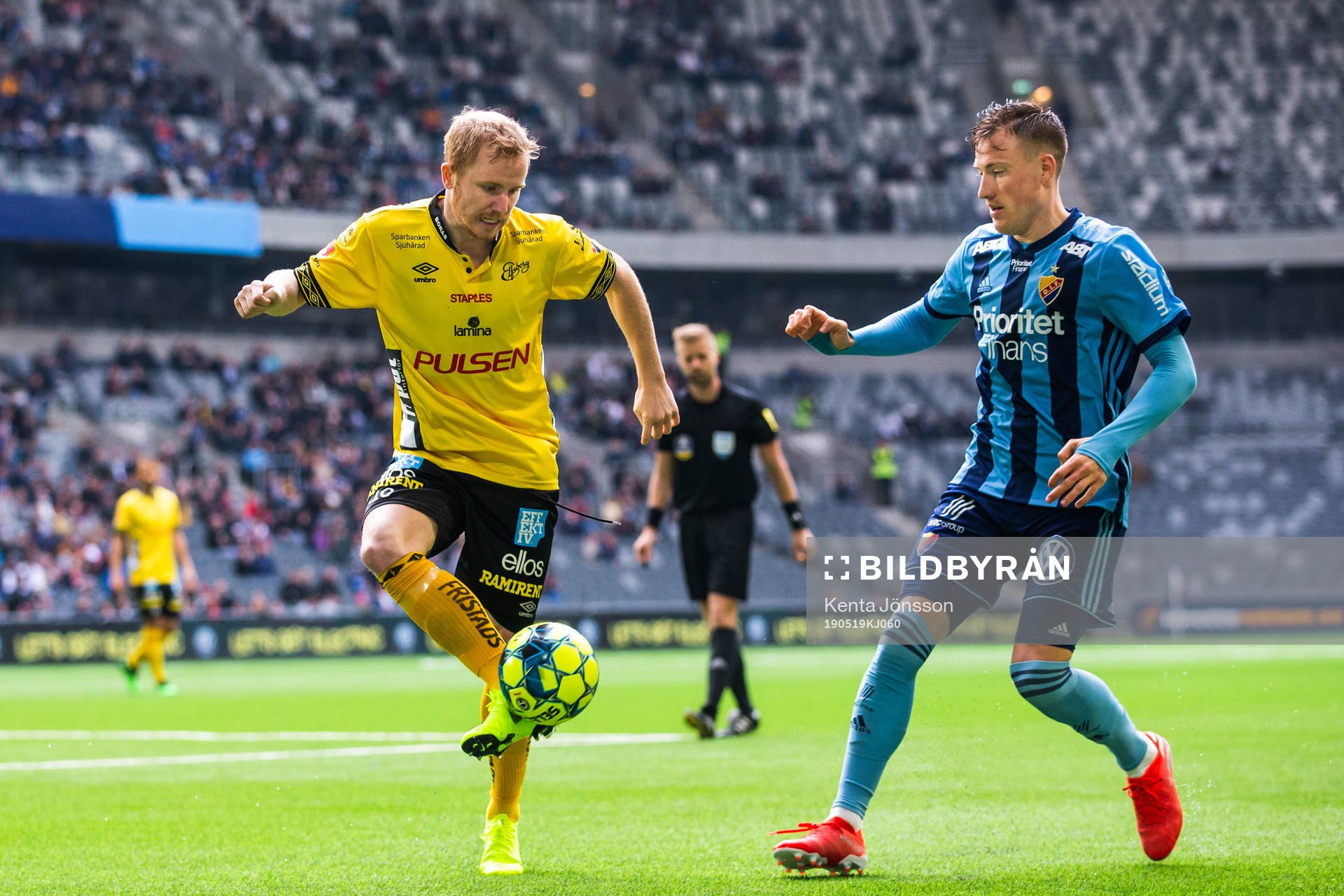Elfsborgs Simon Lundevall och Djurgårdens Fredrik Ulvestad