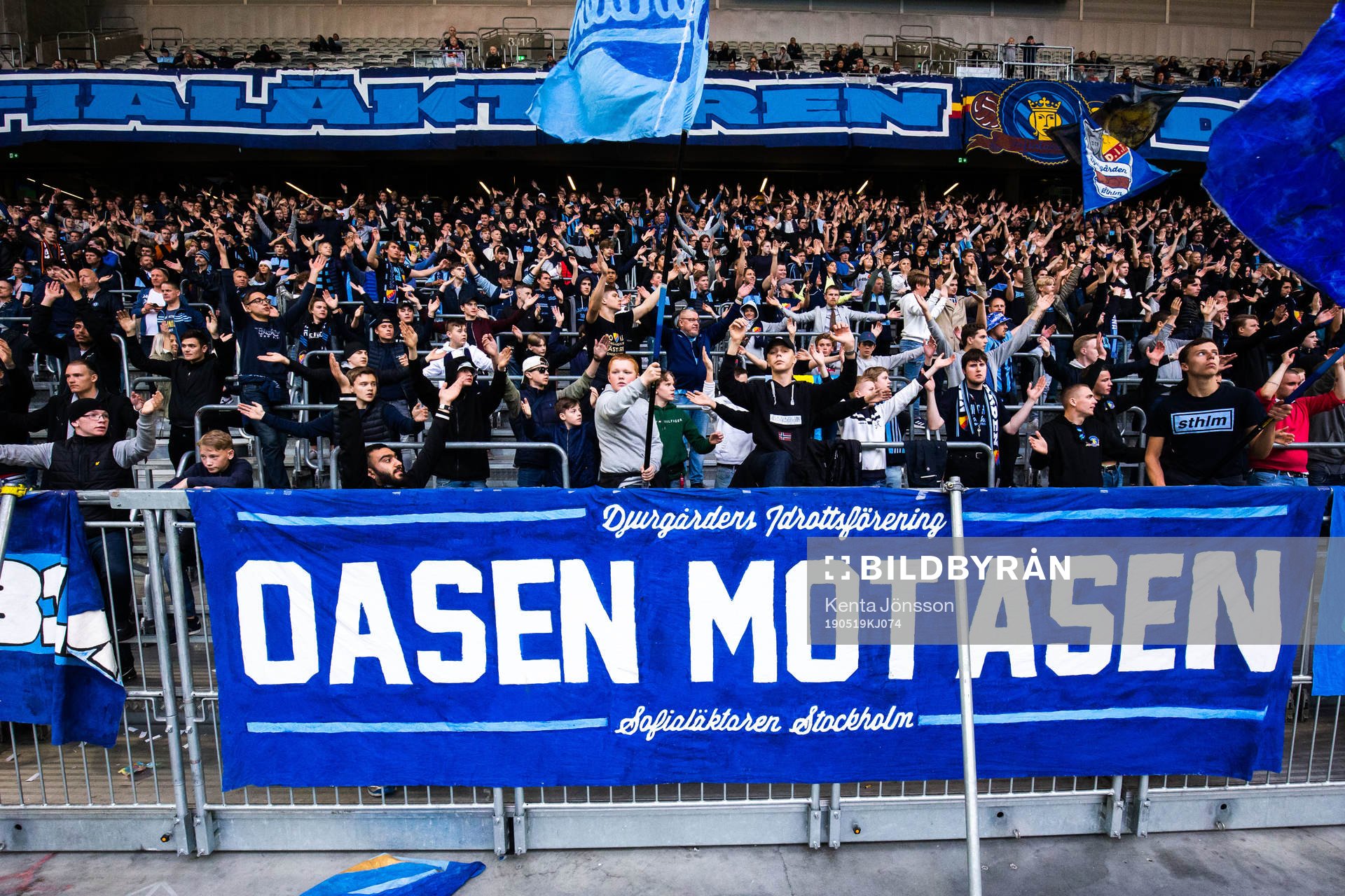 Djurgårdens supportrar