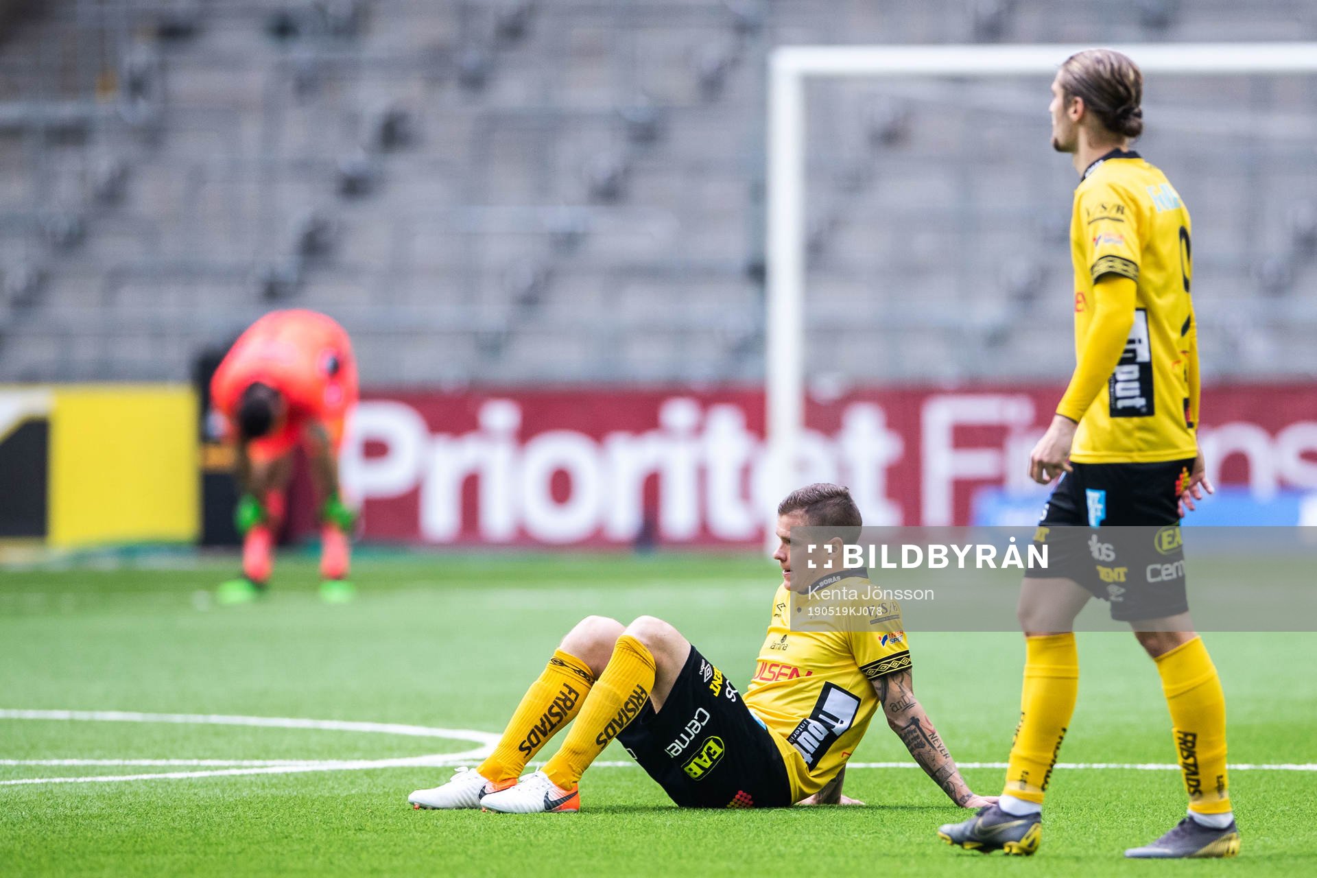 Elfsborgs Samuel Holmén och Pawel Cibicki deppar