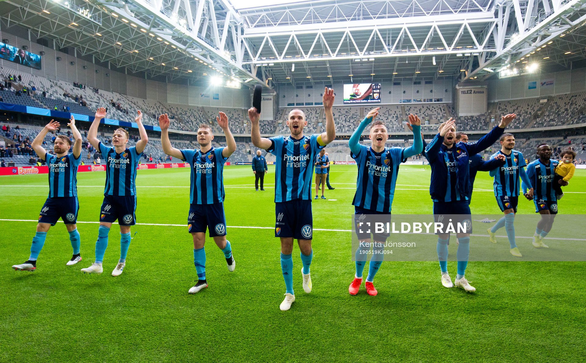Djurgårdens Jacob Une Larsson , Elliot Käck , Jesper