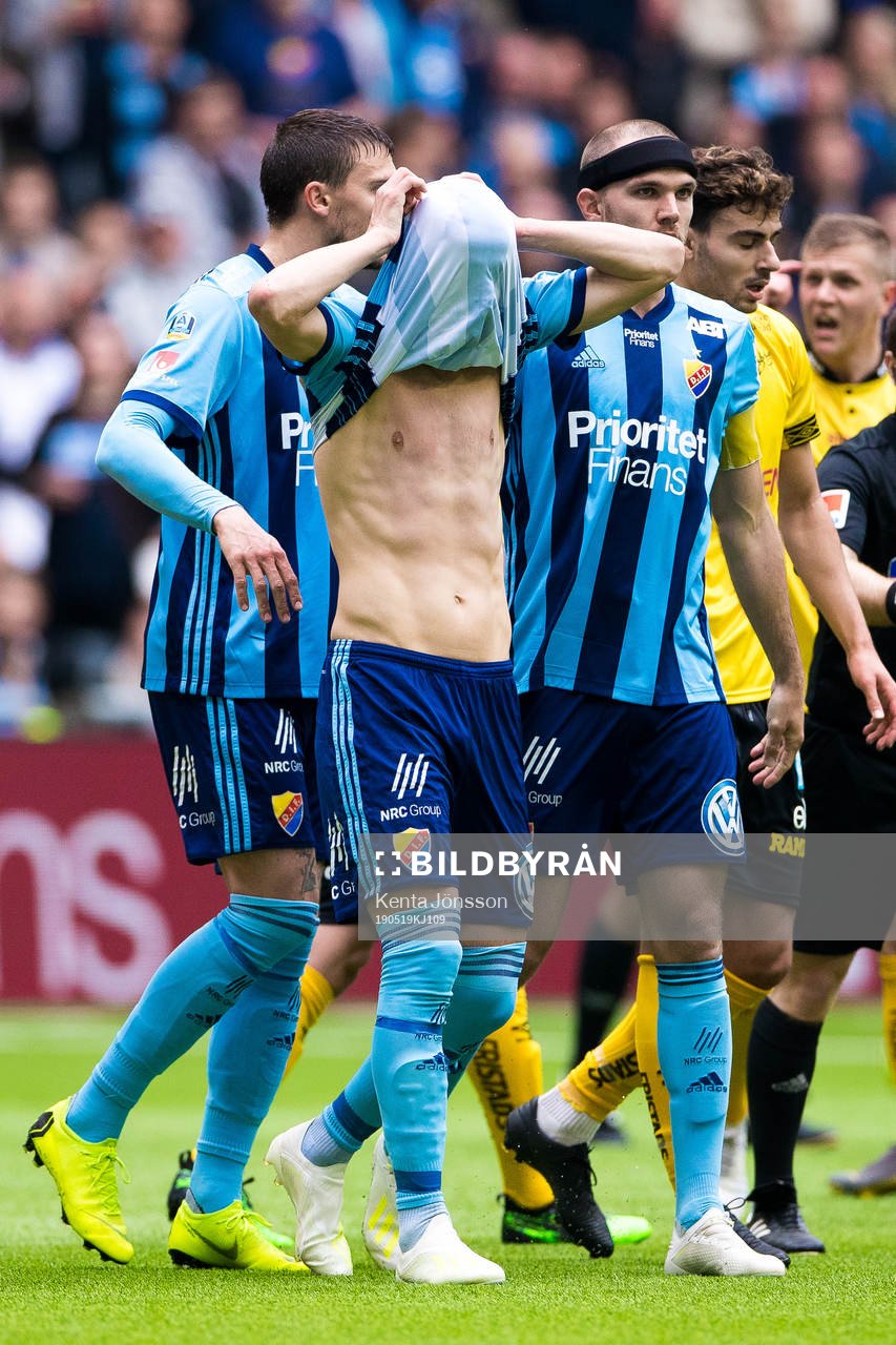 Djurgårdens Haris Radetinac deppar