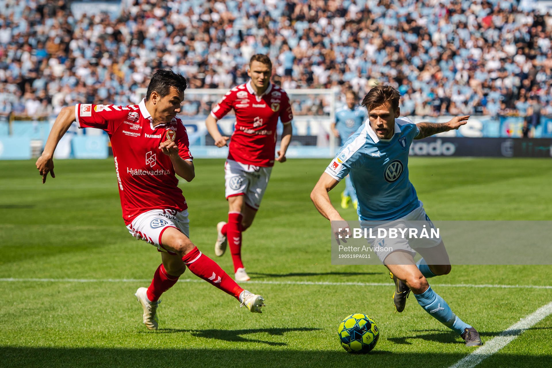 Kalmars Emin Nouri och Malmö FFs Arnór Traustason