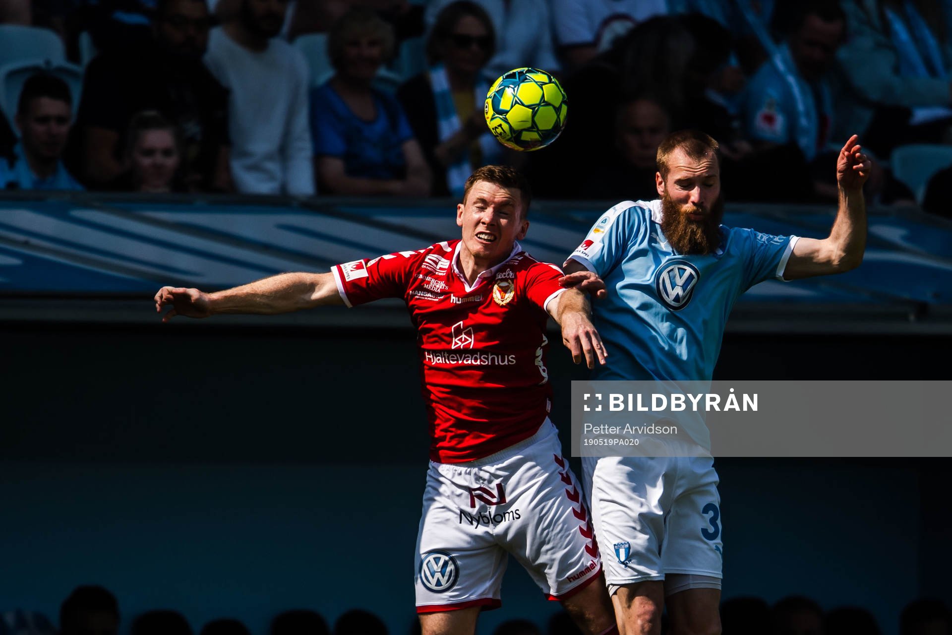 Kalmars Victor Agardius och Malmö FFs Jo Inge Berget