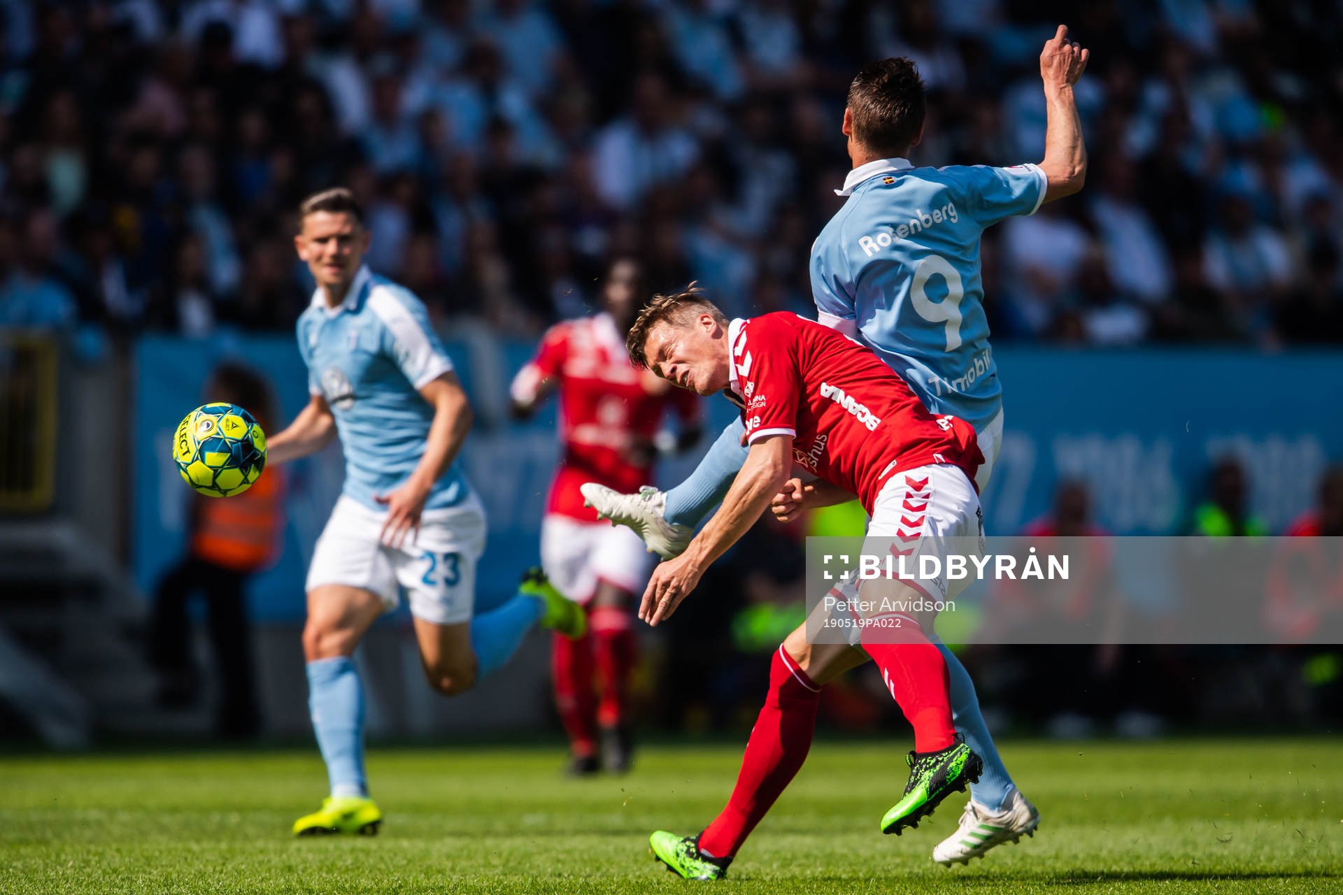 Kalmars Viktor Elm och Malmö FFs Markus Rosenberg