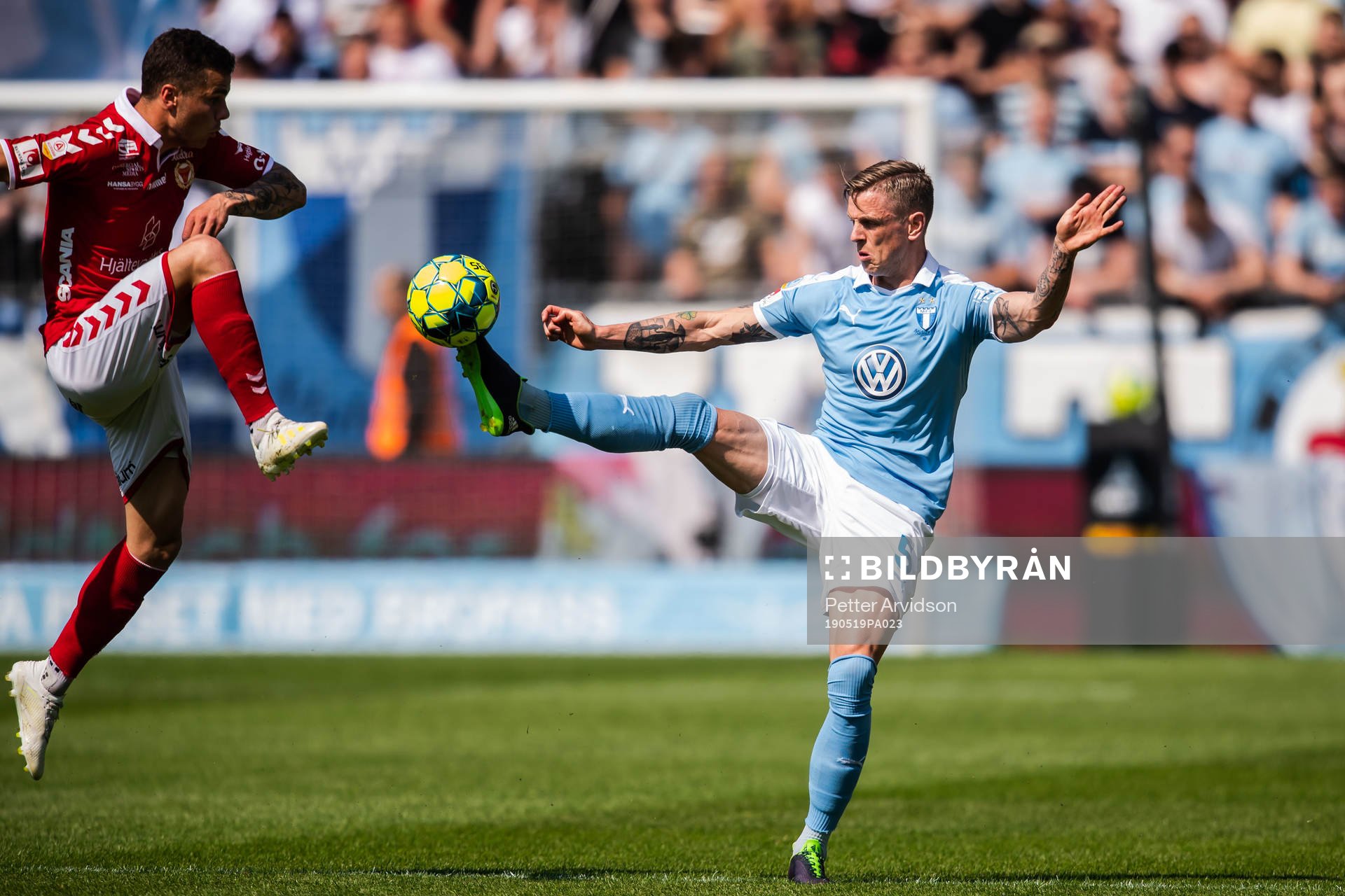 Kalmars Herman Hallberg och Malmö FFs Sören Rieks