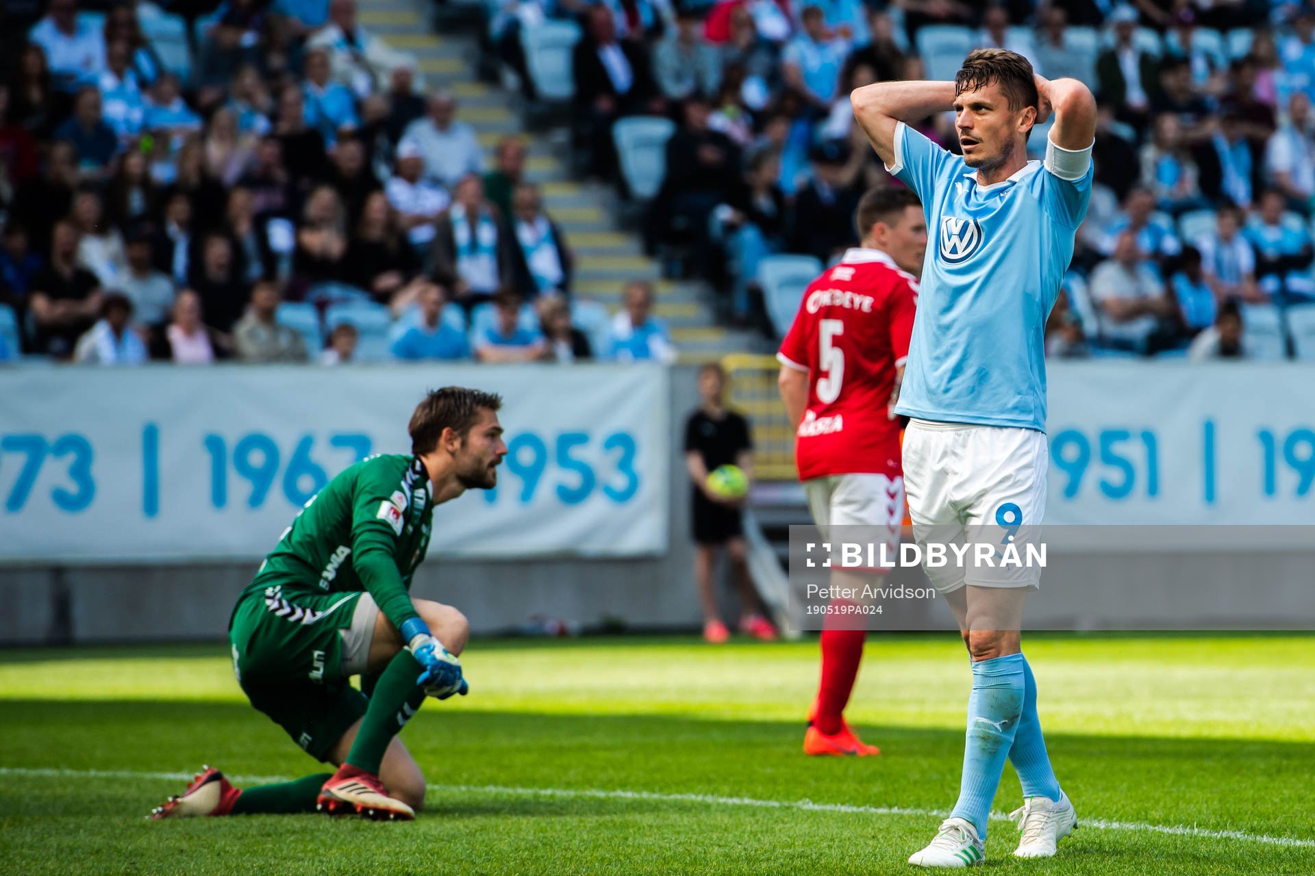 Malmö FFs Markus Rosenberg deppar