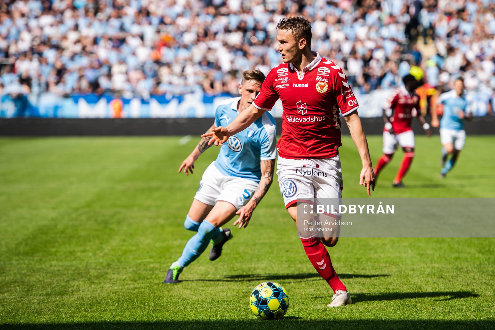 Malmö FFs Sören Rieks och Kalmars Piotr Johansson