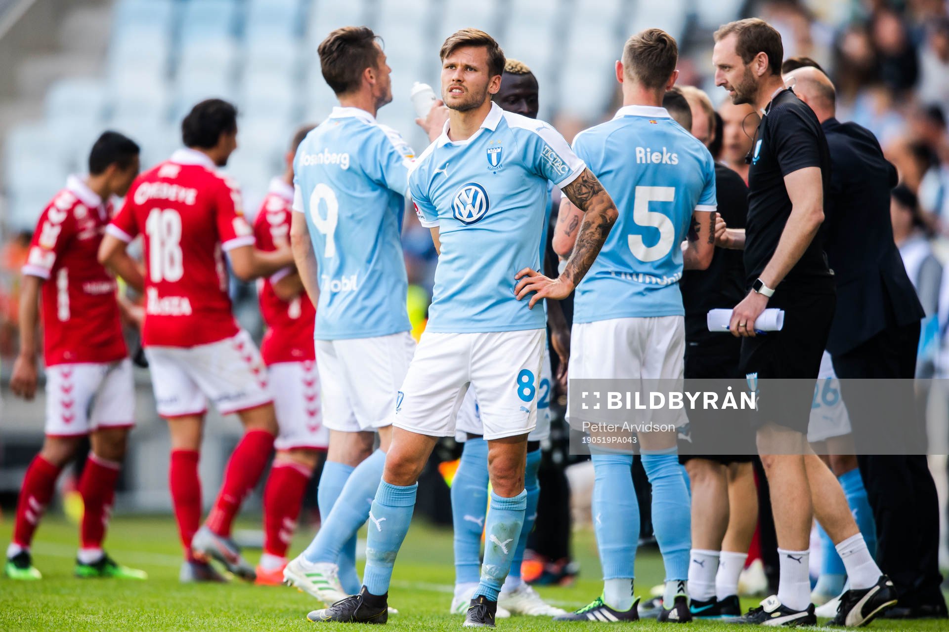 Malmö FFs Arnór Traustason deppar